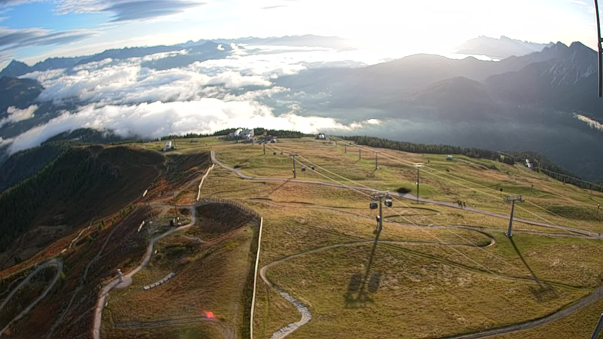 Kronplatz-Gipfel | Blick nach Olang – Valdaora