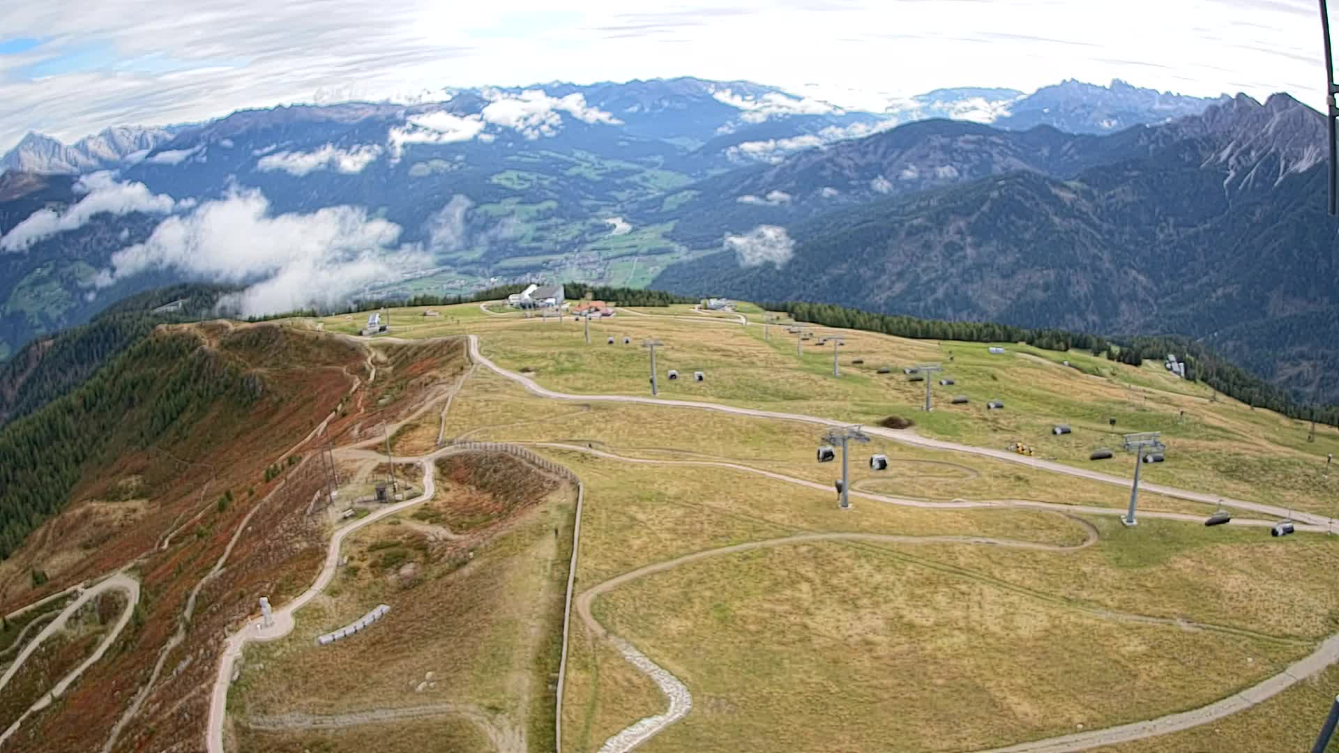 Kronplatz-Gipfel | Blick nach Olang – Valdaora