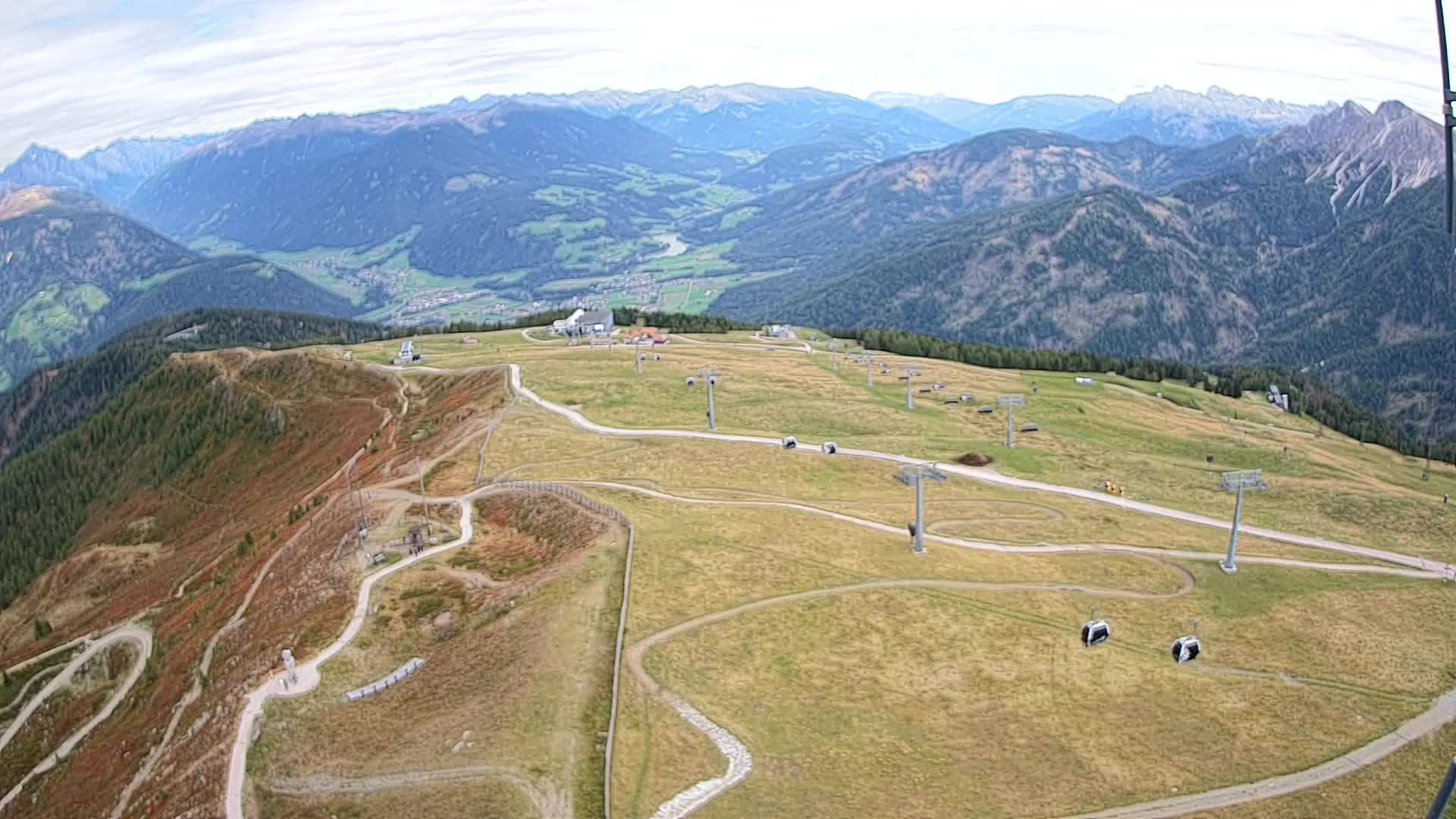 Kronplatz-Gipfel | Blick nach Olang – Valdaora