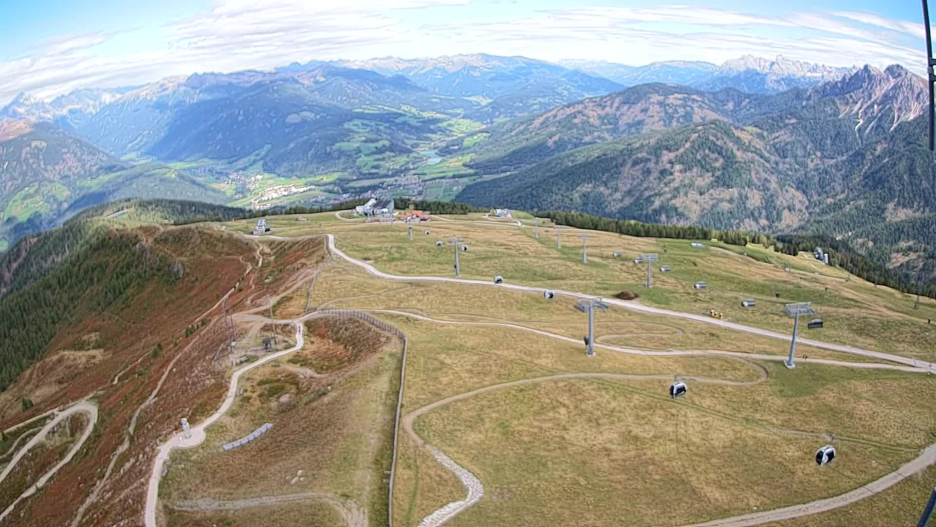 Kronplatz-Gipfel | Blick nach Olang – Valdaora