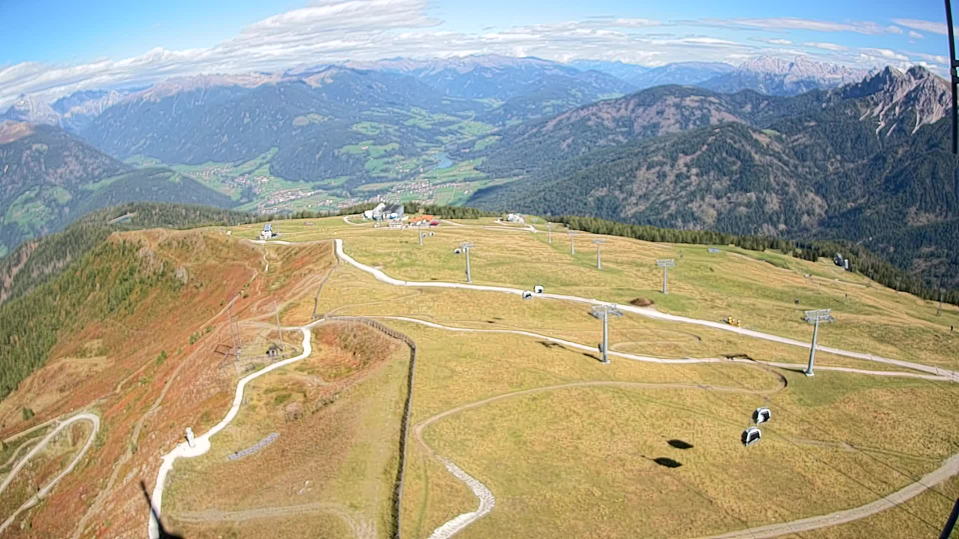 Kronplatz-Gipfel | Blick nach Olang – Valdaora