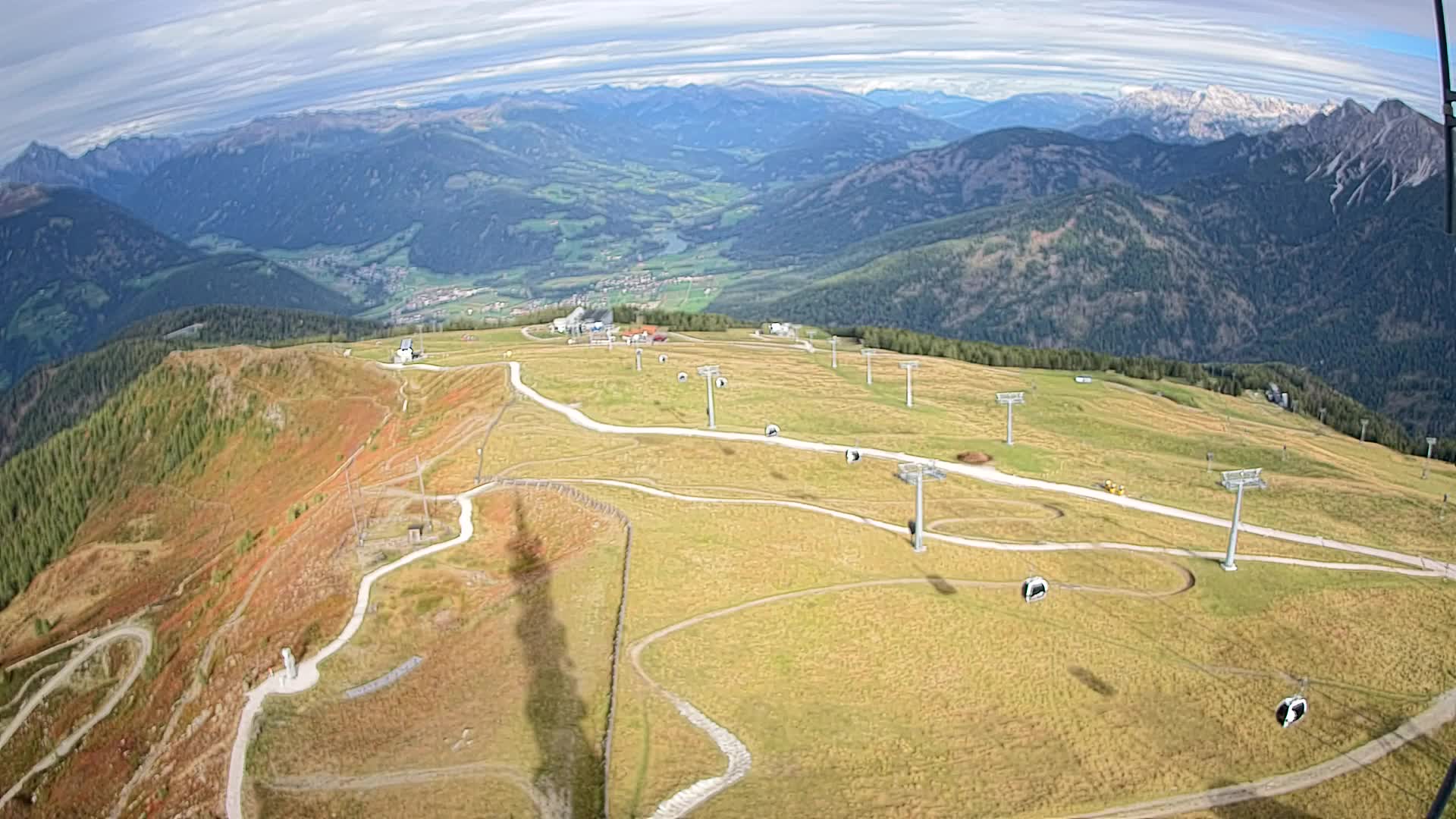 Kronplatz-Gipfel | Blick nach Olang – Valdaora