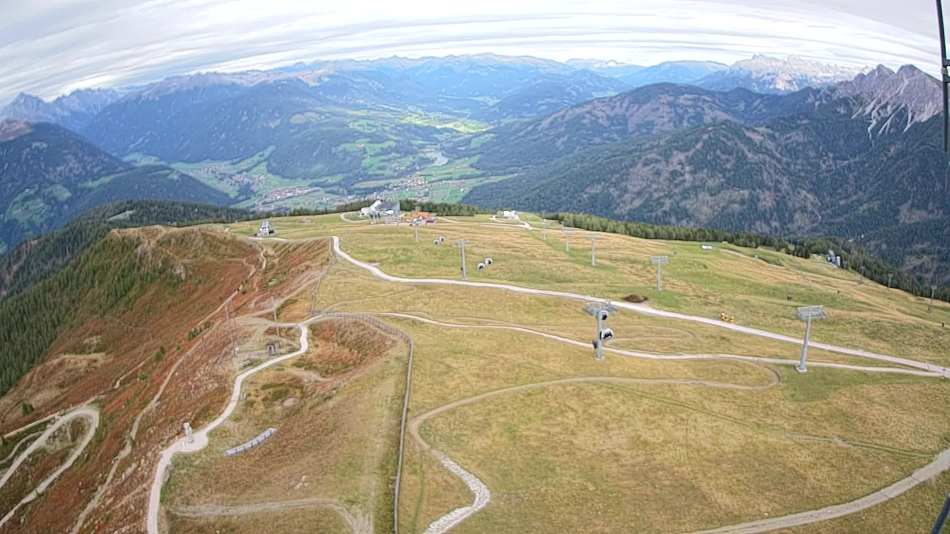 Kronplatz-Gipfel | Blick nach Olang – Valdaora