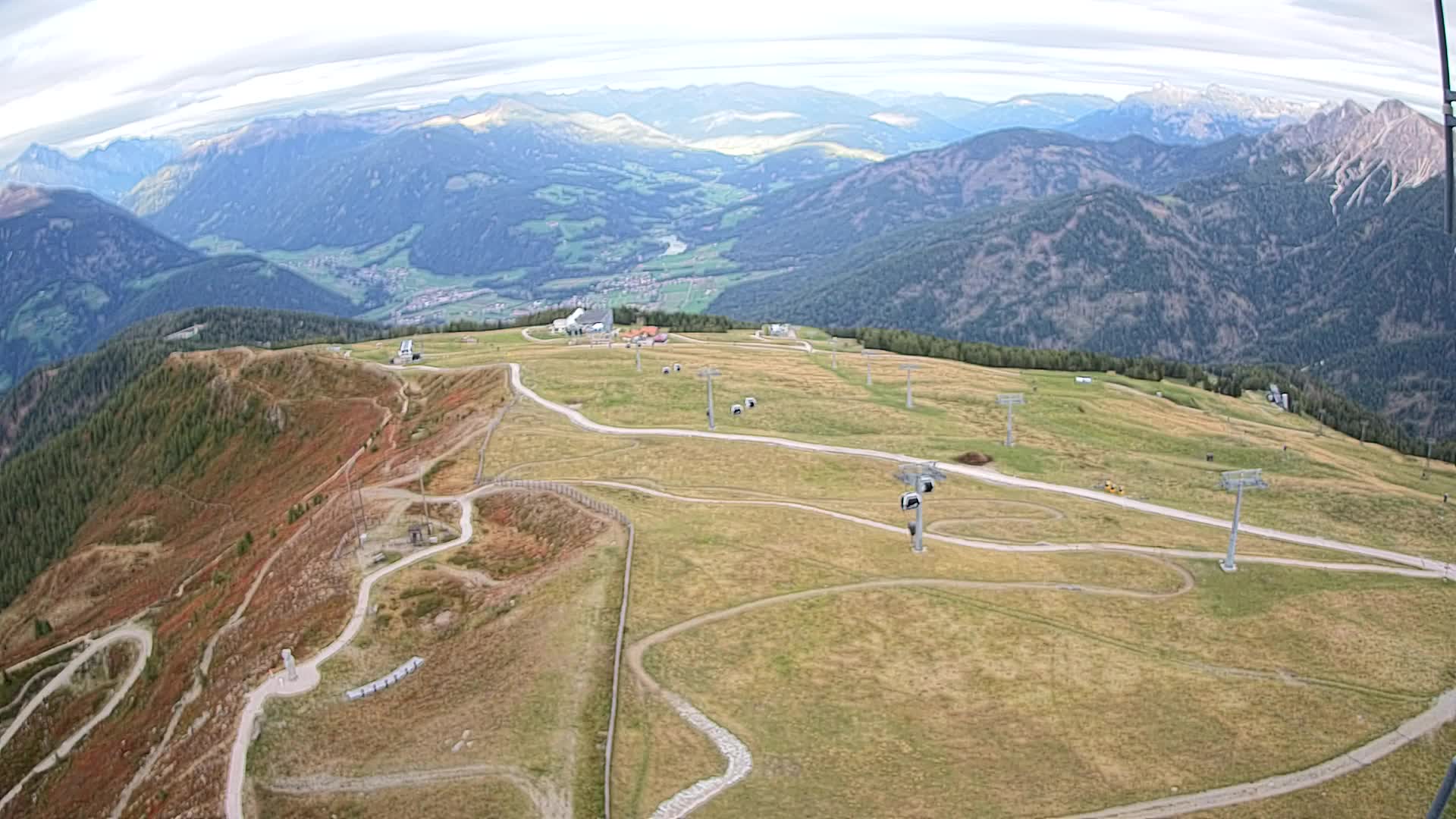 Kronplatz-Gipfel | Blick nach Olang – Valdaora