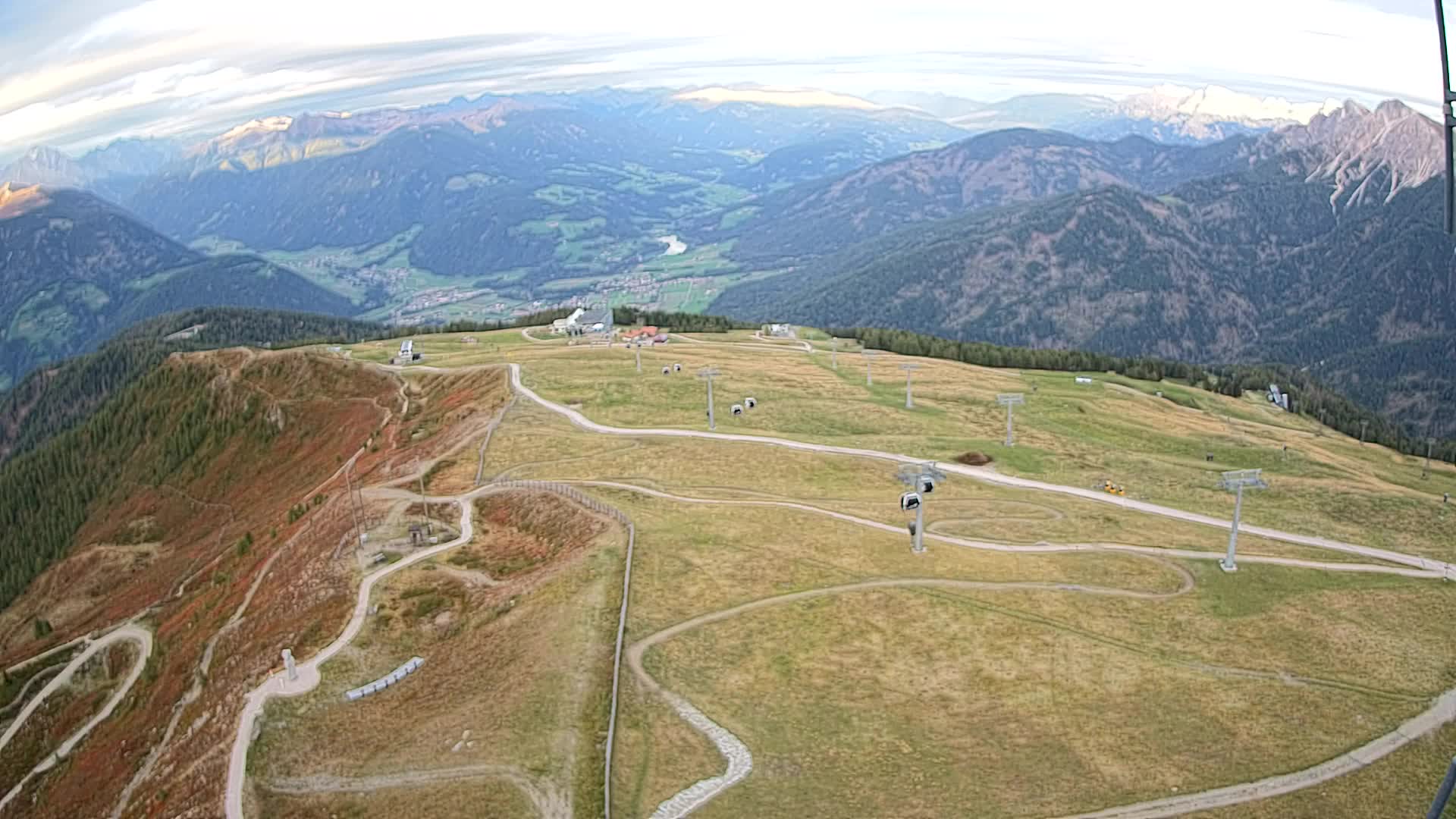 Kronplatz-Gipfel | Blick nach Olang – Valdaora