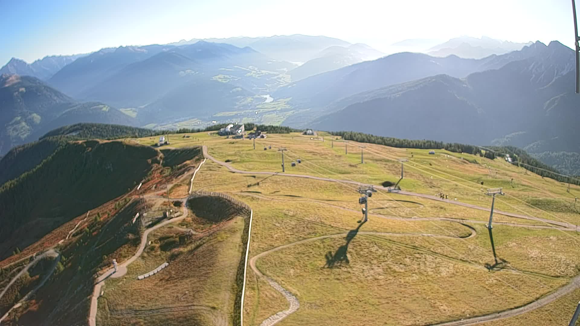 Kronplatz-Gipfel | Blick nach Olang – Valdaora