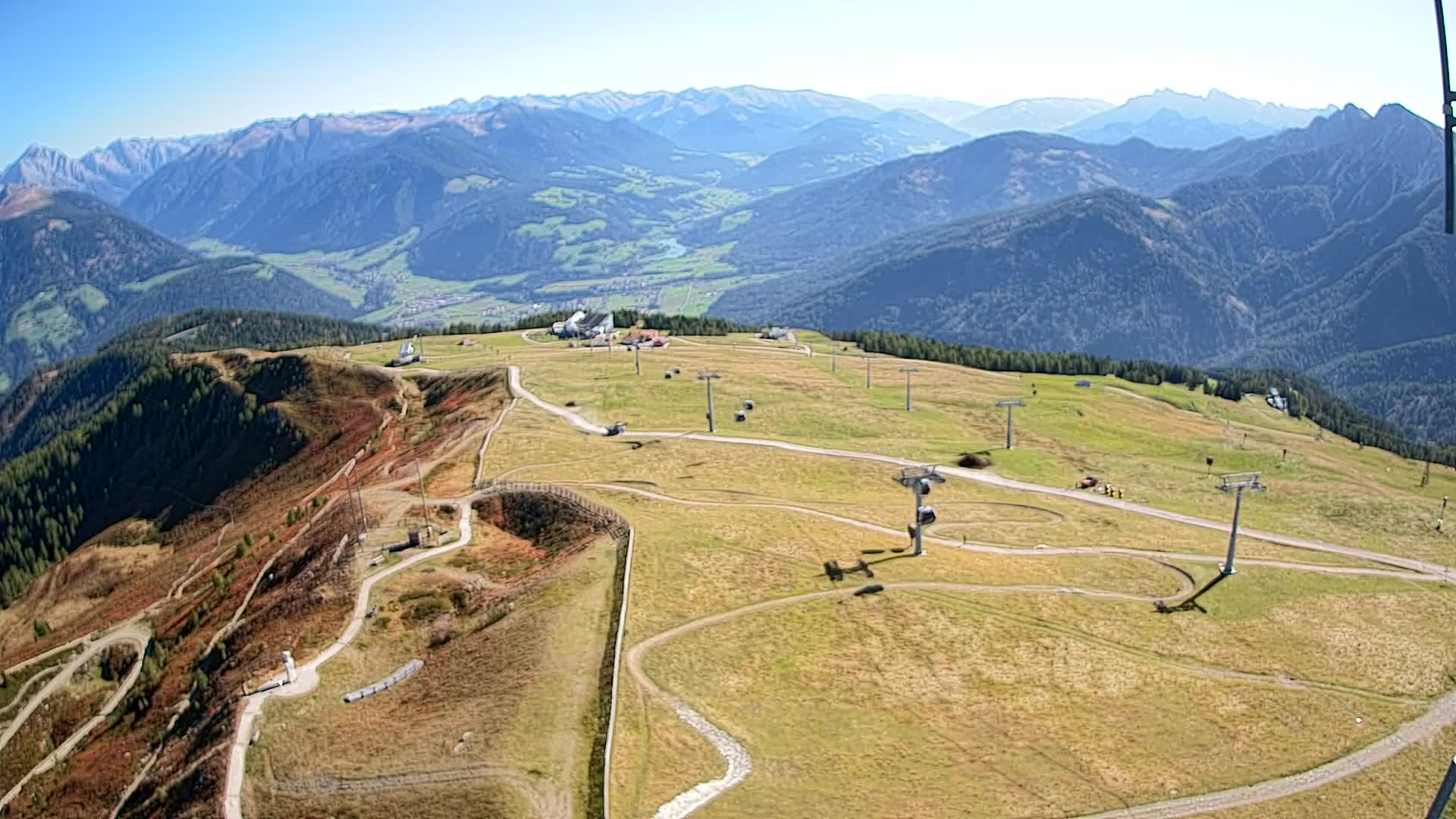 Kronplatz-Gipfel | Blick nach Olang – Valdaora