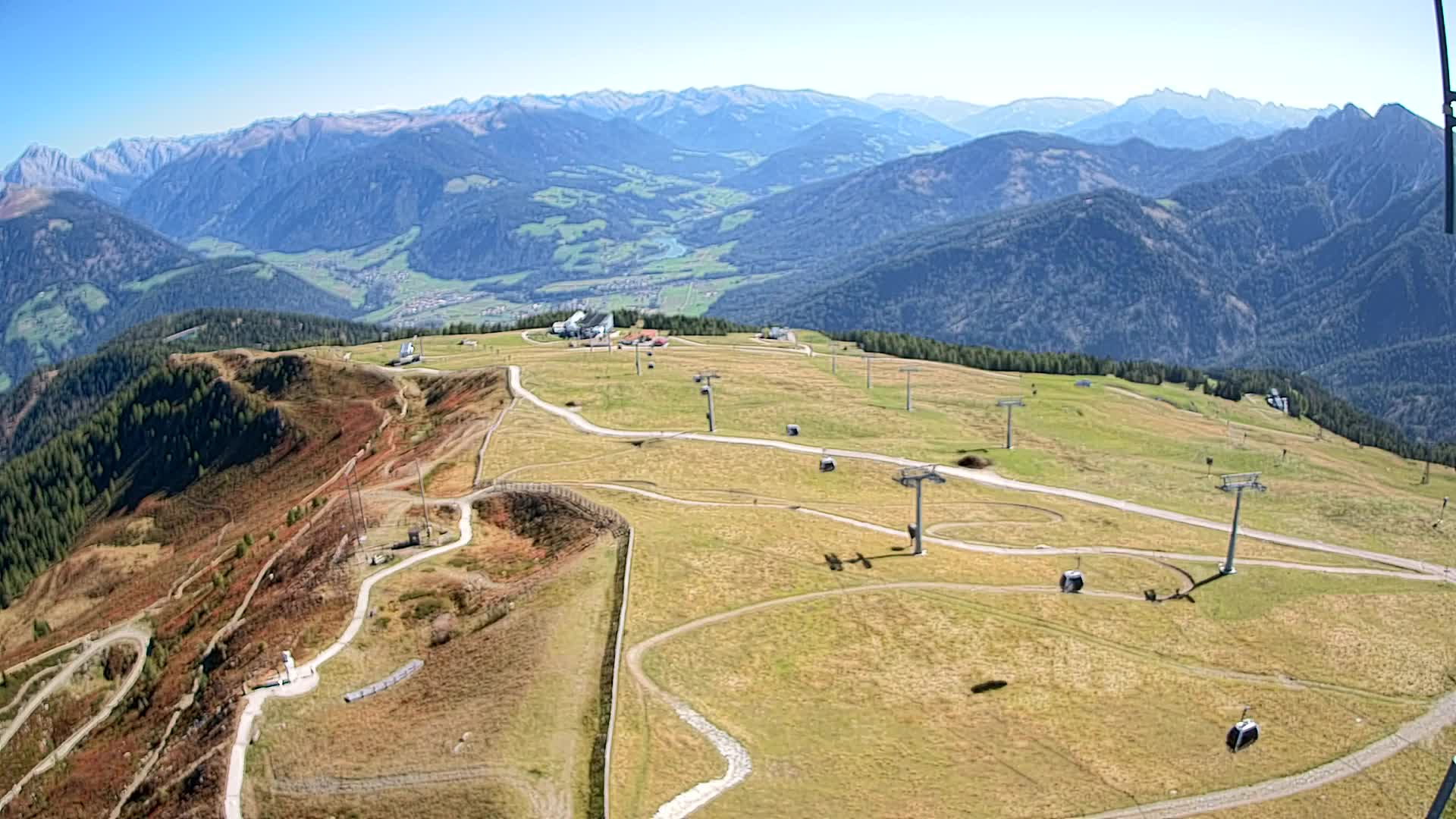Kronplatz-Gipfel | Blick nach Olang – Valdaora