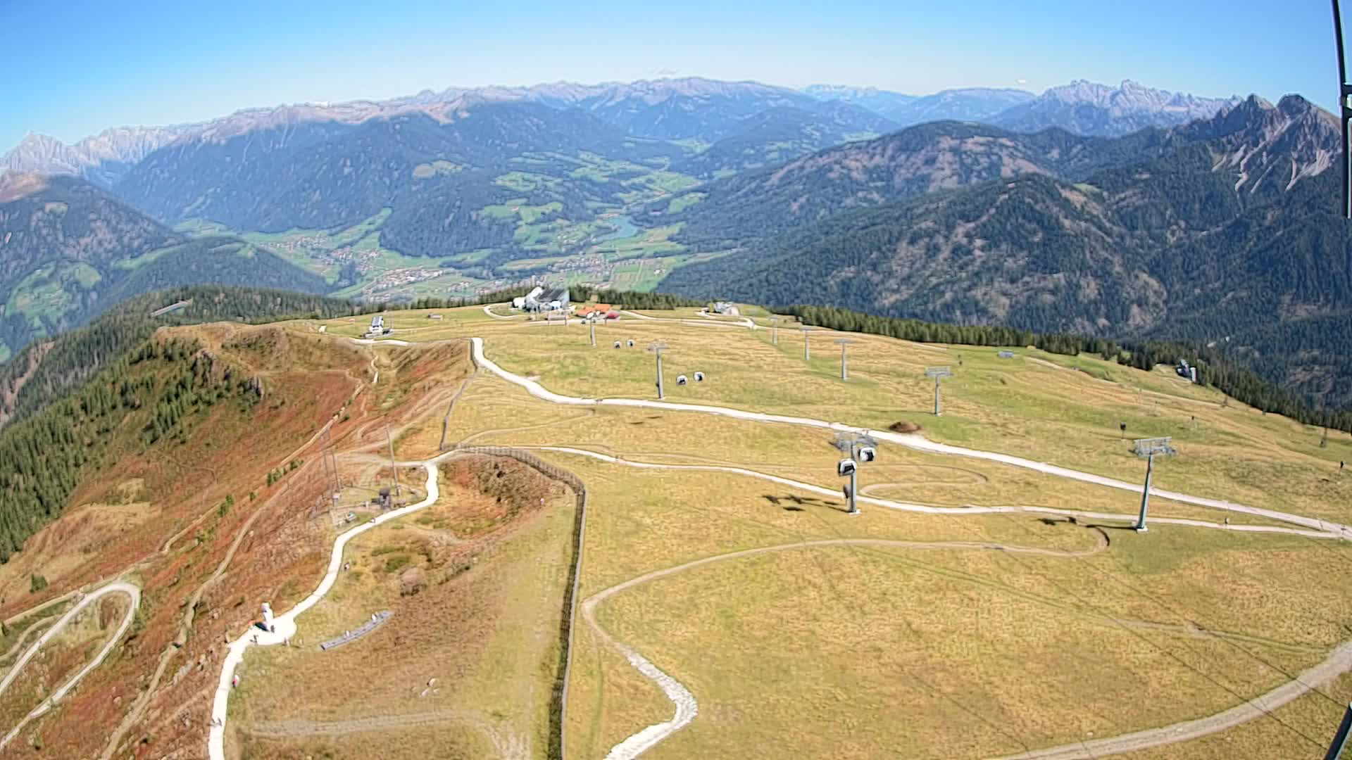 Kronplatz-Gipfel | Blick nach Olang – Valdaora