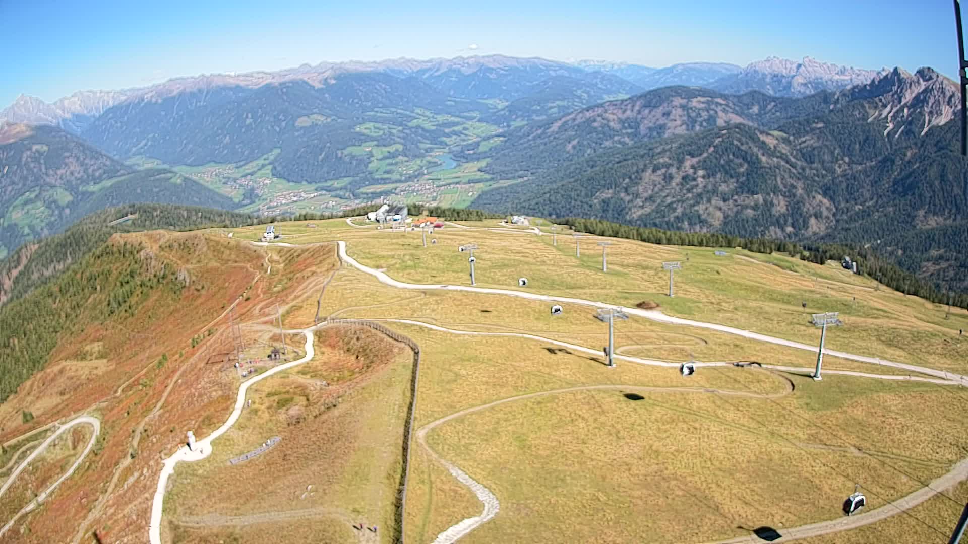 Kronplatz-Gipfel | Blick nach Olang – Valdaora