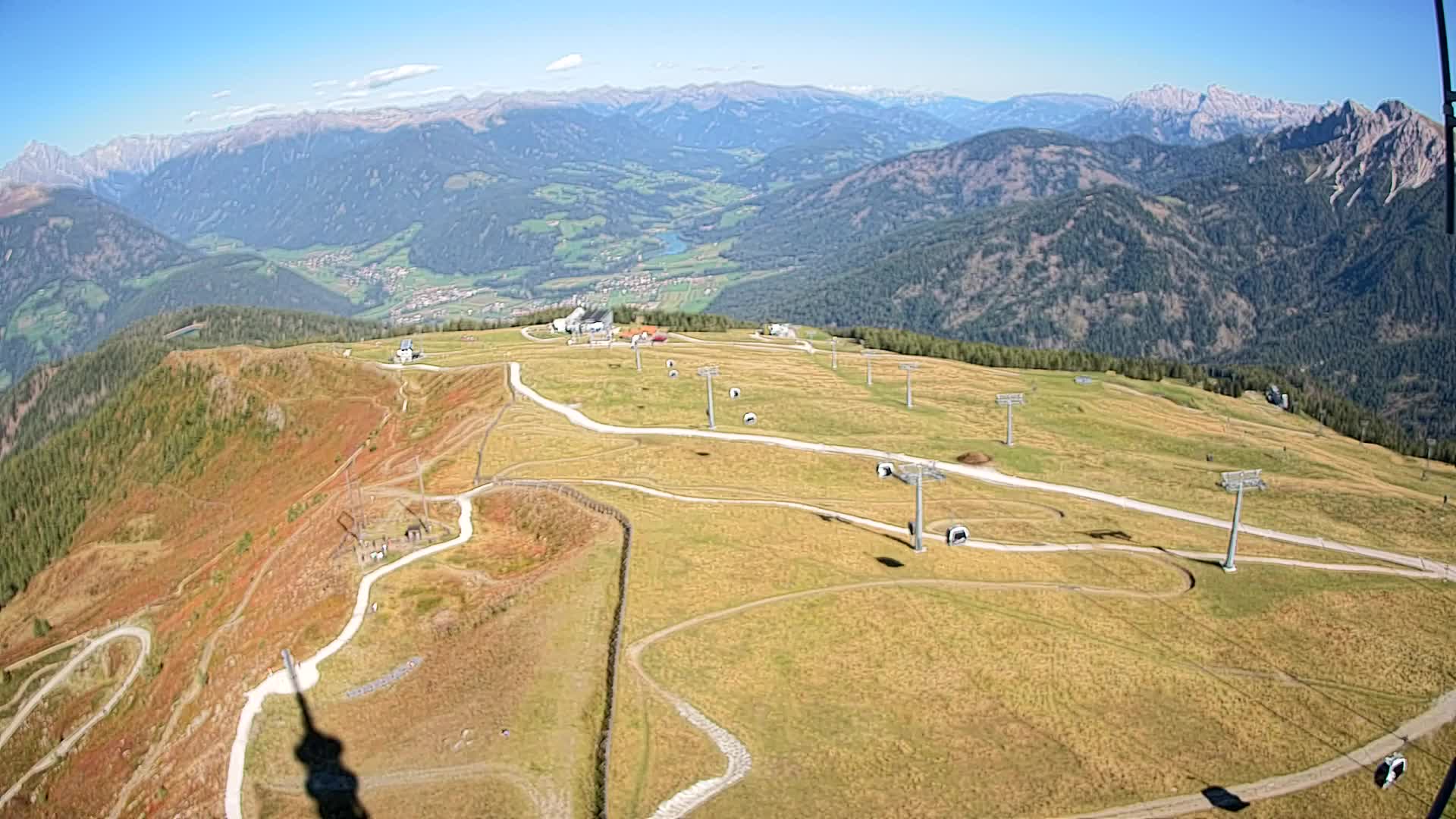 Kronplatz-Gipfel | Blick nach Olang – Valdaora