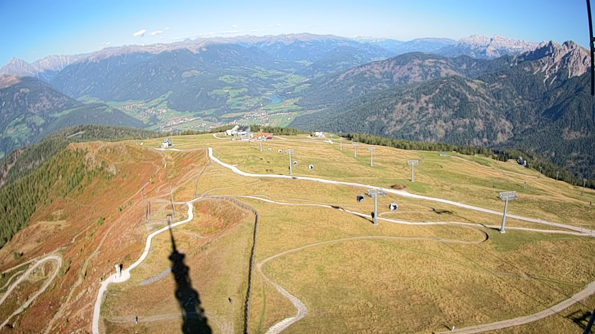 Kronplatz-Gipfel | Blick nach Olang – Valdaora