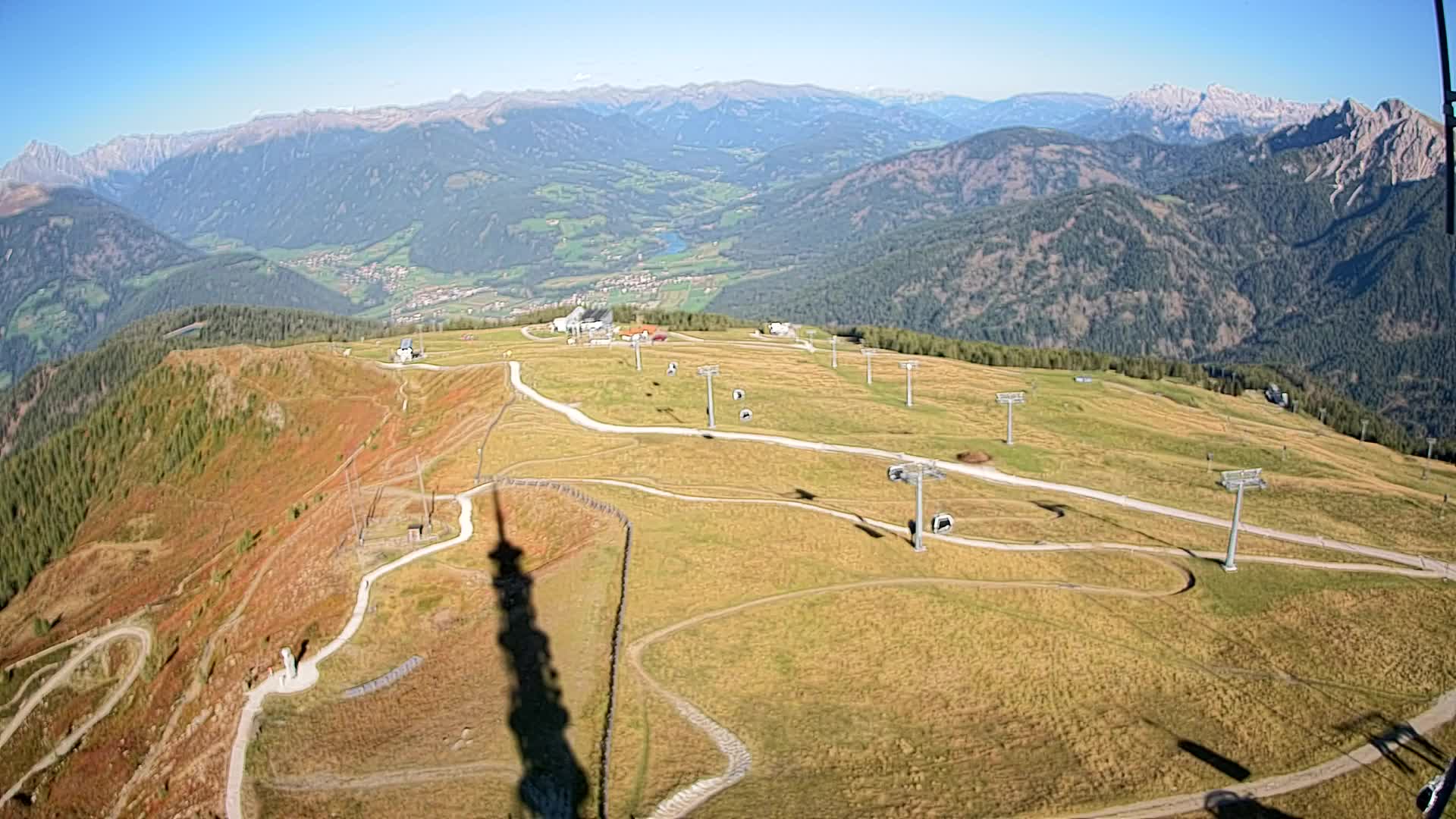 Kronplatz-Gipfel | Blick nach Olang – Valdaora