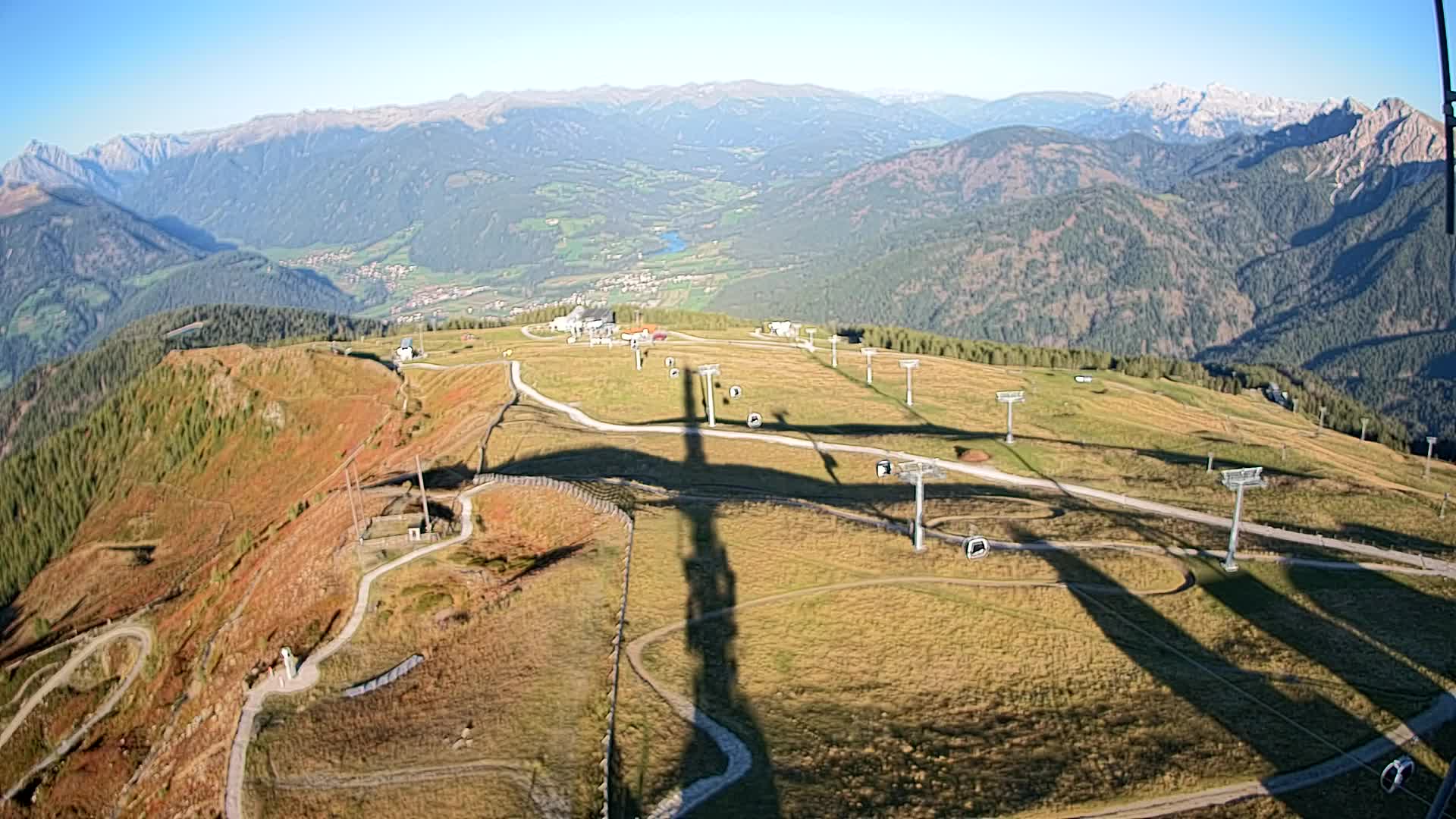 Kronplatz-Gipfel | Blick nach Olang – Valdaora