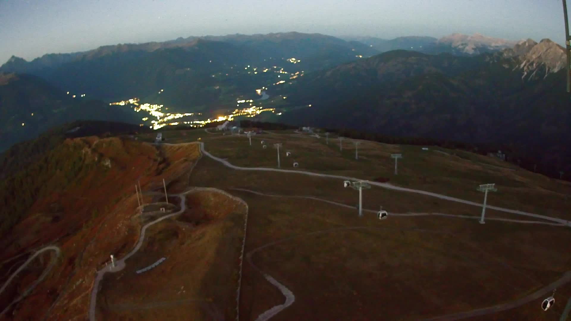 Kronplatz-Gipfel | Blick nach Olang – Valdaora