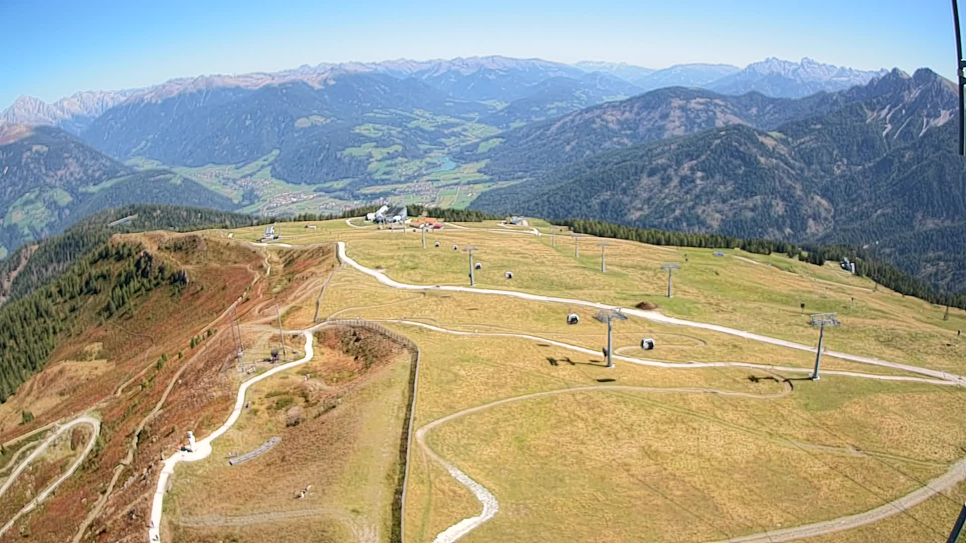 Kronplatz-Gipfel | Blick nach Olang – Valdaora