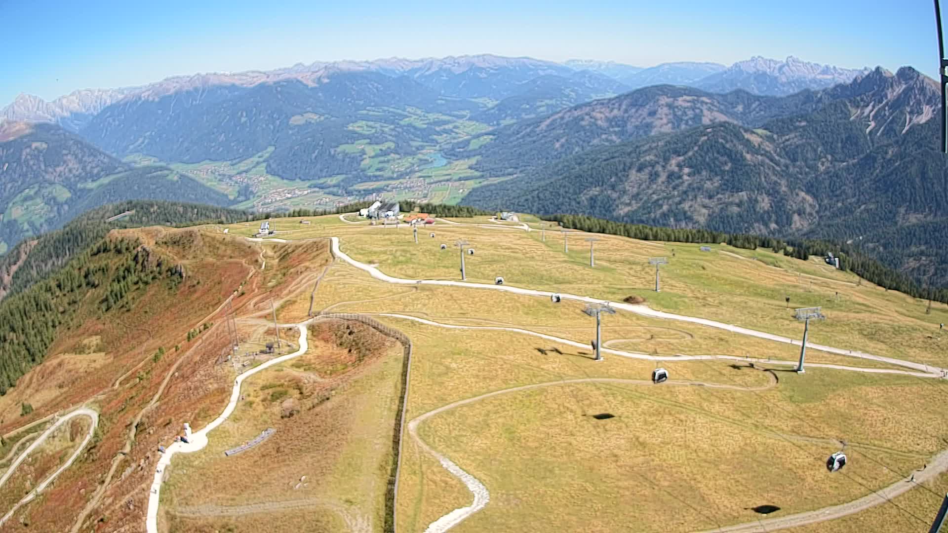 Kronplatz-Gipfel | Blick nach Olang – Valdaora