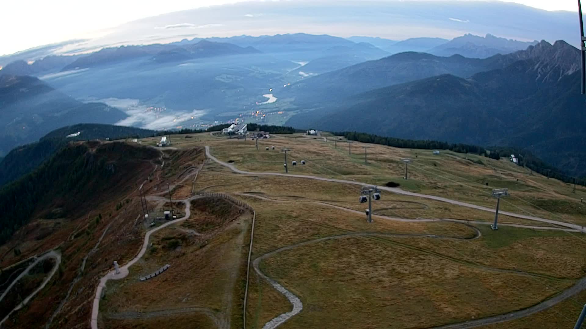 Kronplatz-Gipfel | Blick nach Olang – Valdaora