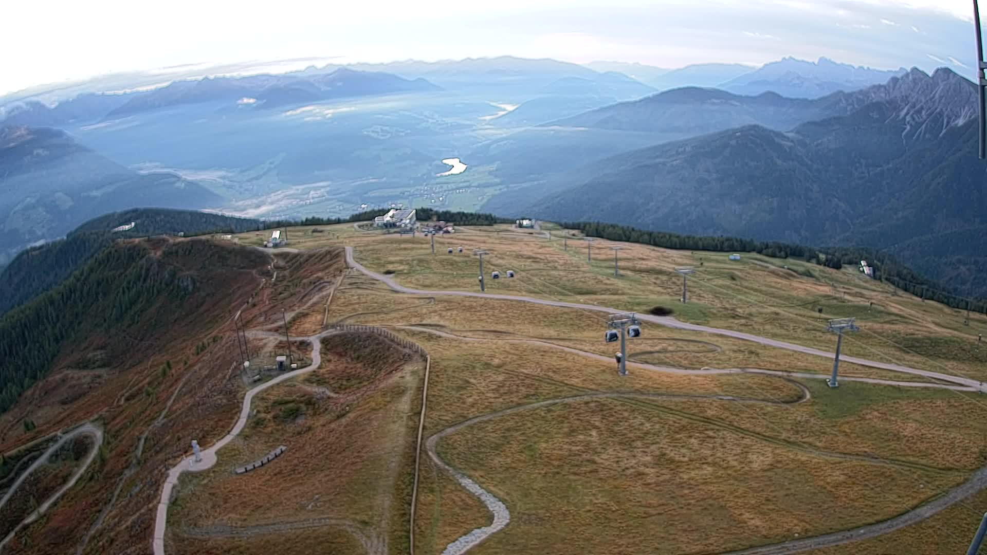 Kronplatz-Gipfel | Blick nach Olang – Valdaora