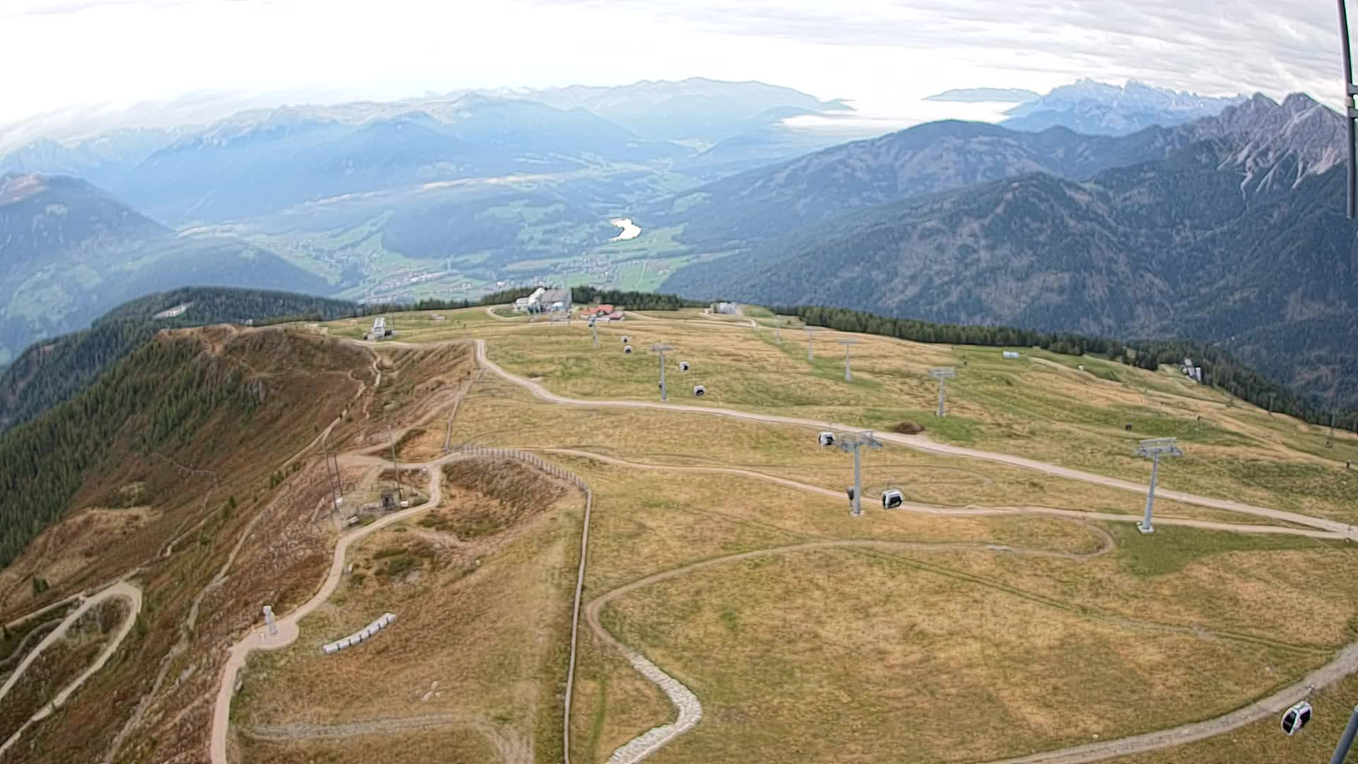 Kronplatz-Gipfel | Blick nach Olang – Valdaora