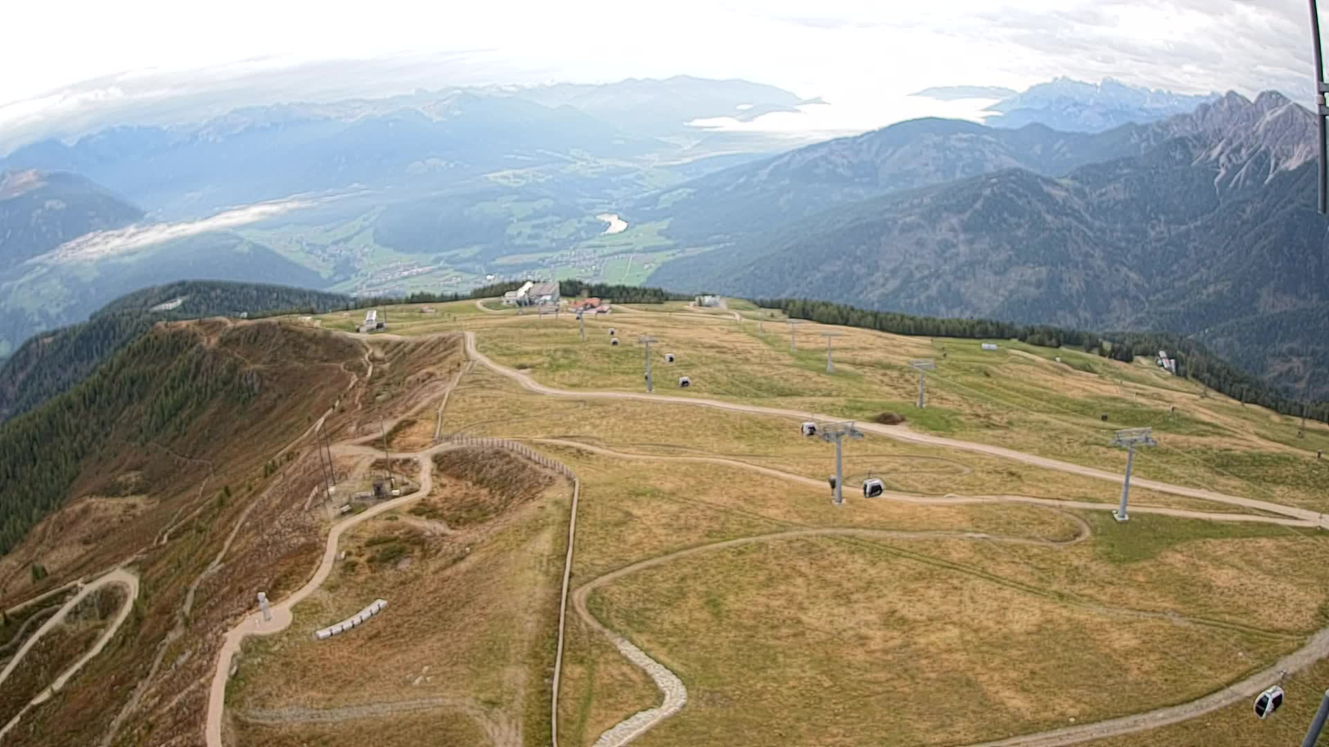 Kronplatz-Gipfel | Blick nach Olang – Valdaora