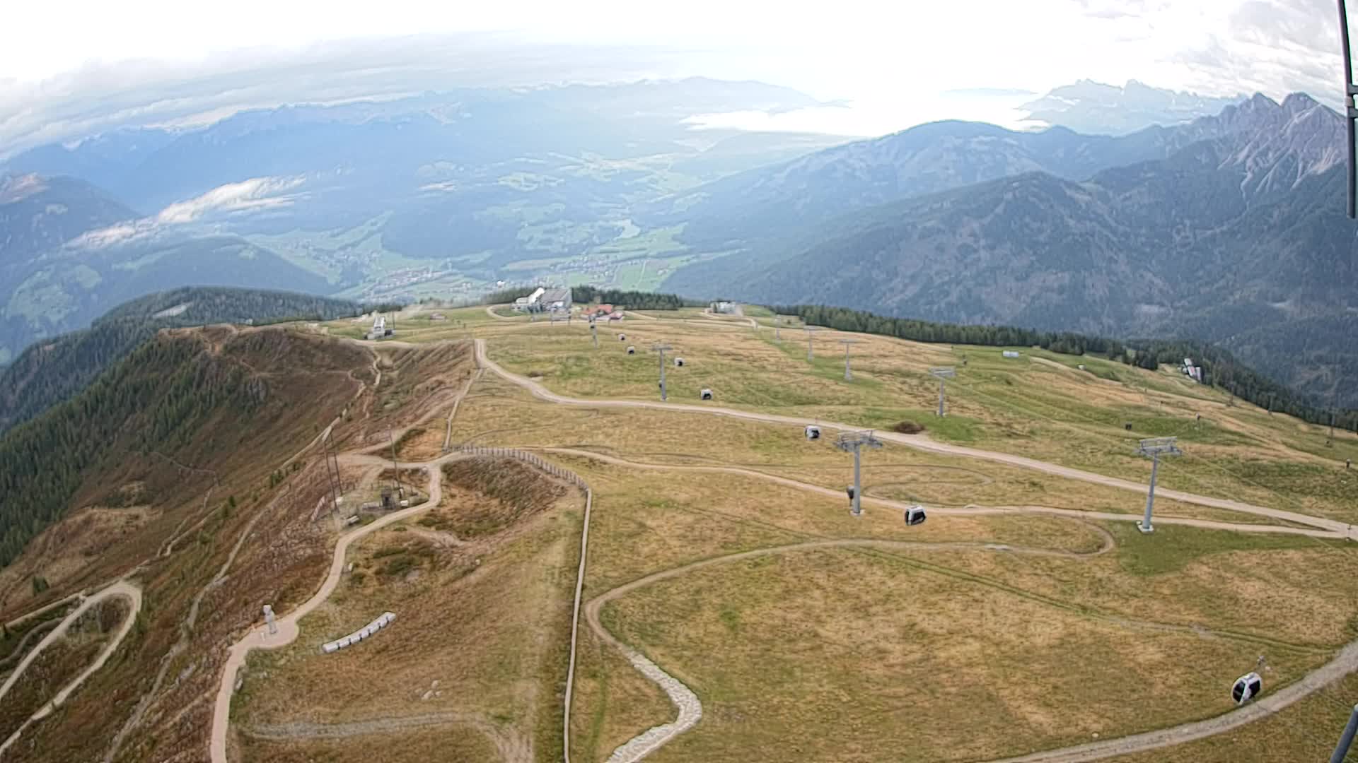 Kronplatz-Gipfel | Blick nach Olang – Valdaora