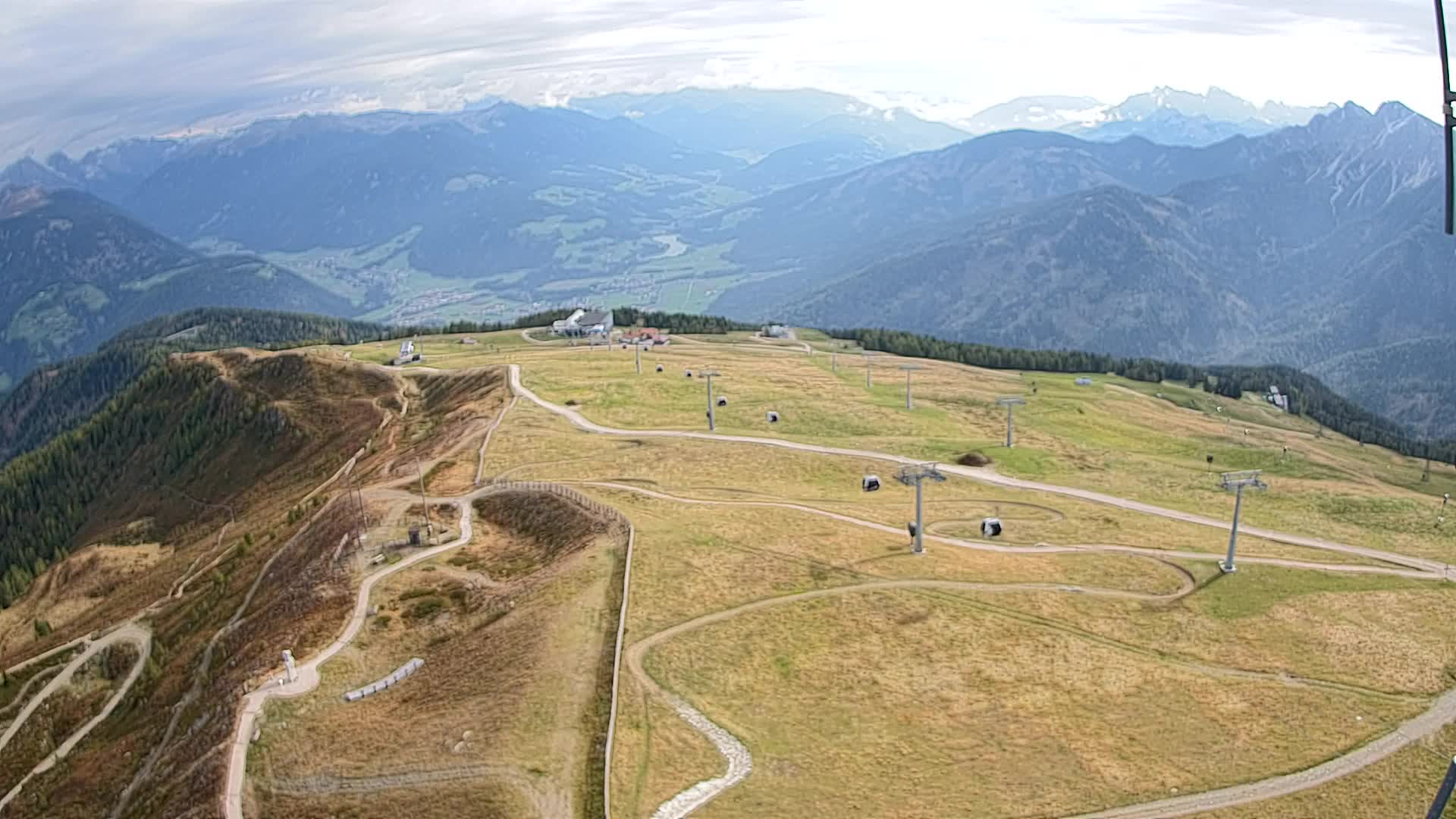 Kronplatz-Gipfel | Blick nach Olang – Valdaora