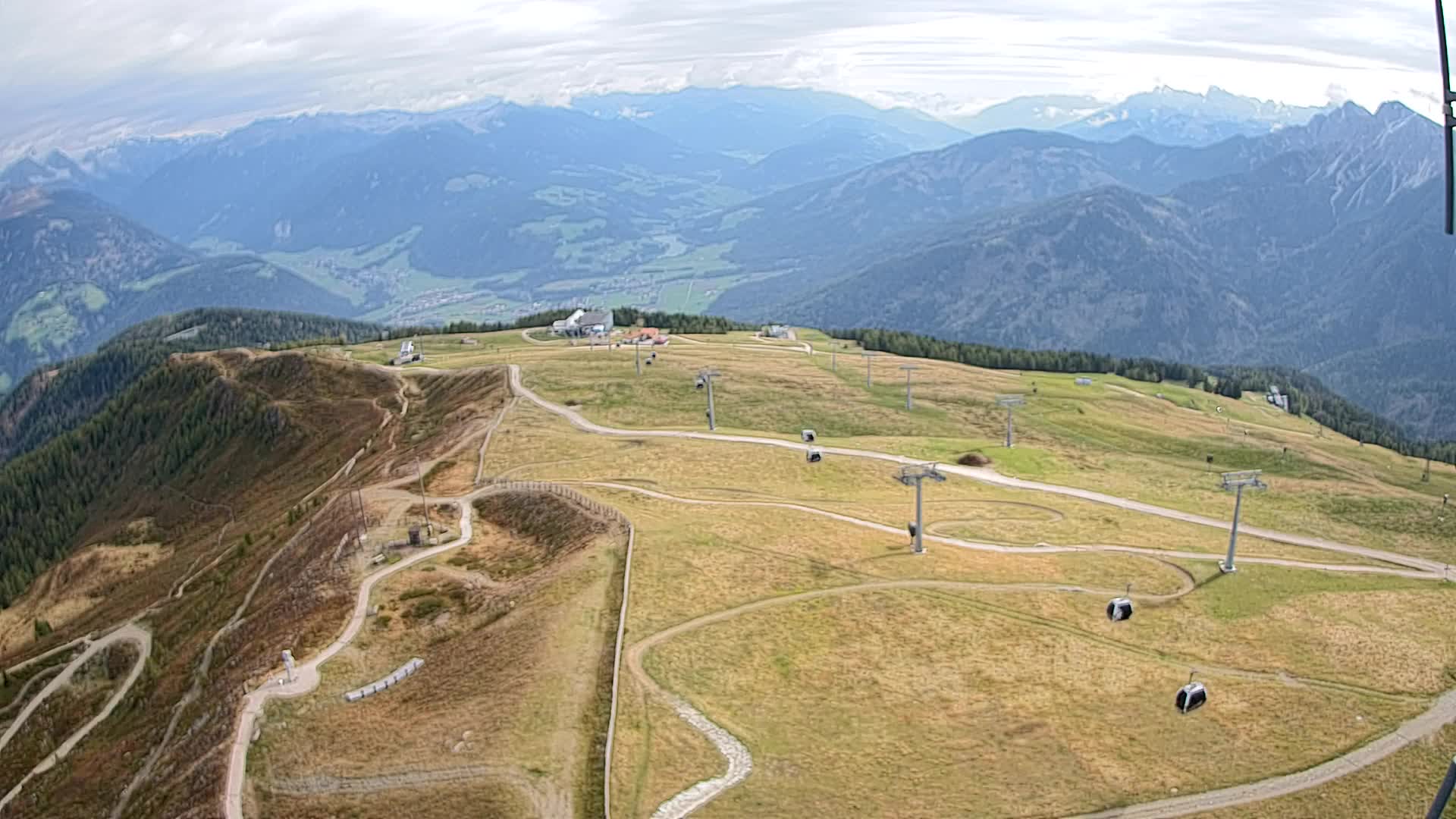 Kronplatz-Gipfel | Blick nach Olang – Valdaora