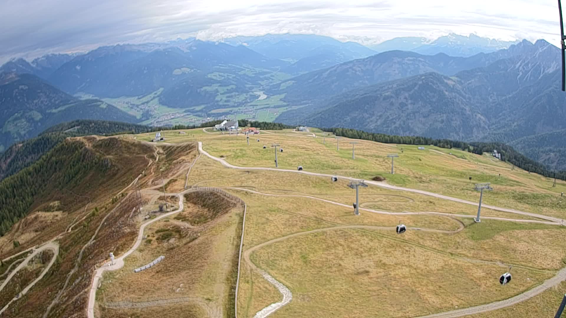 Kronplatz-Gipfel | Blick nach Olang – Valdaora