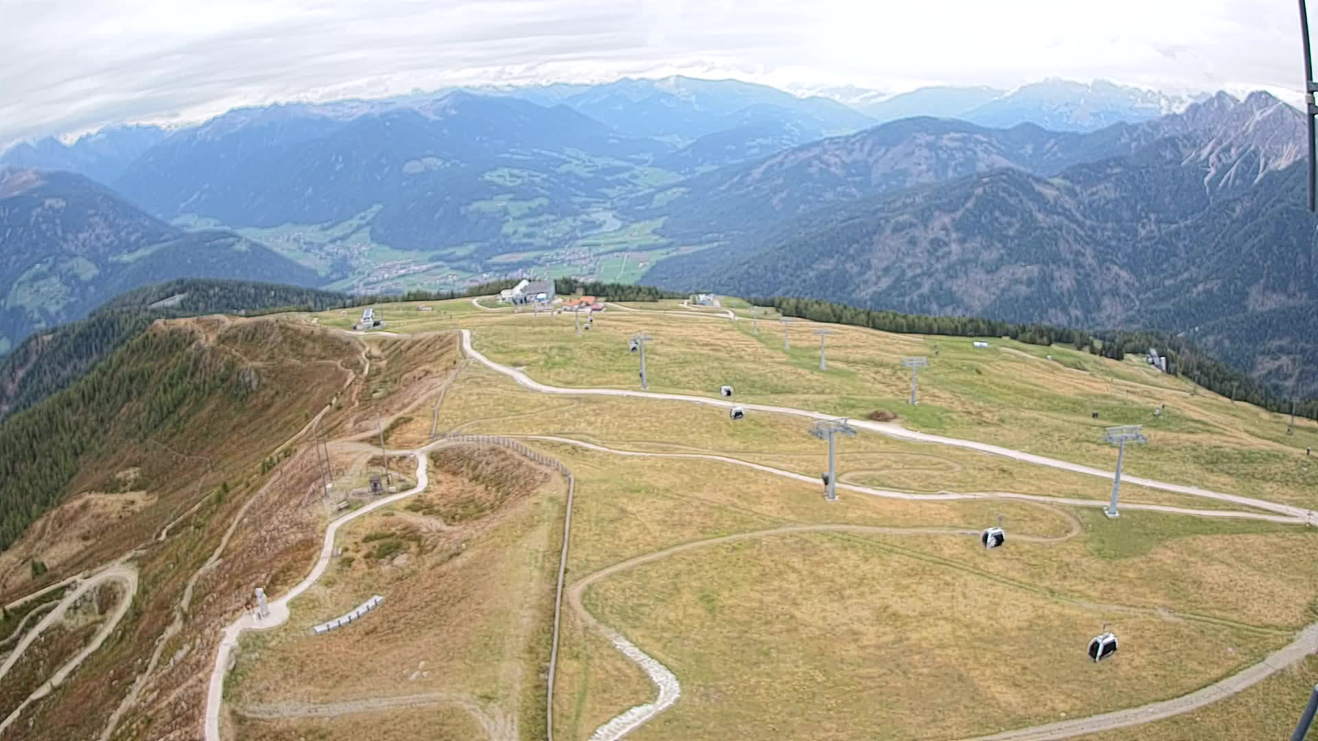 Kronplatz-Gipfel | Blick nach Olang – Valdaora