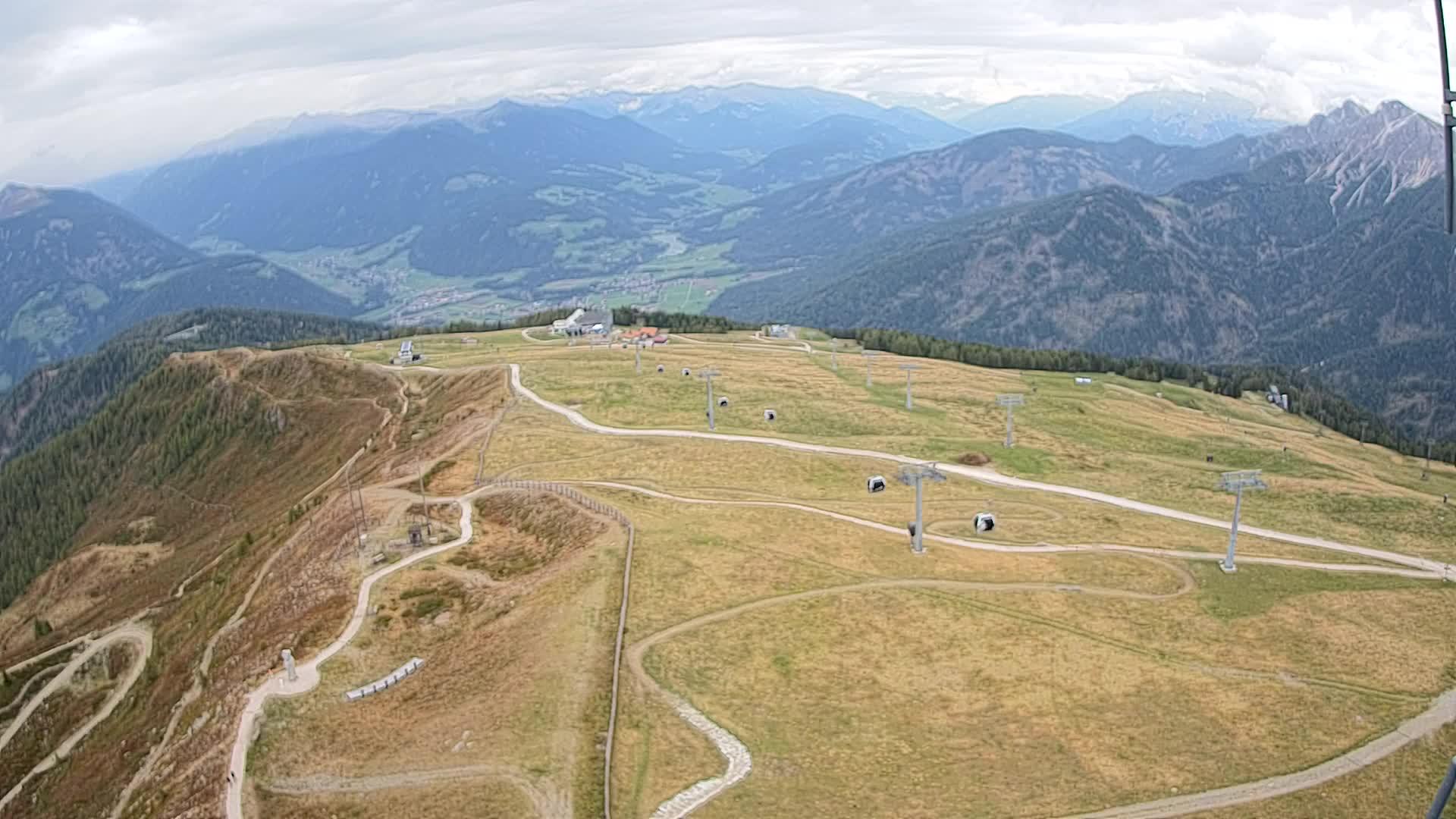 Kronplatz-Gipfel | Blick nach Olang – Valdaora