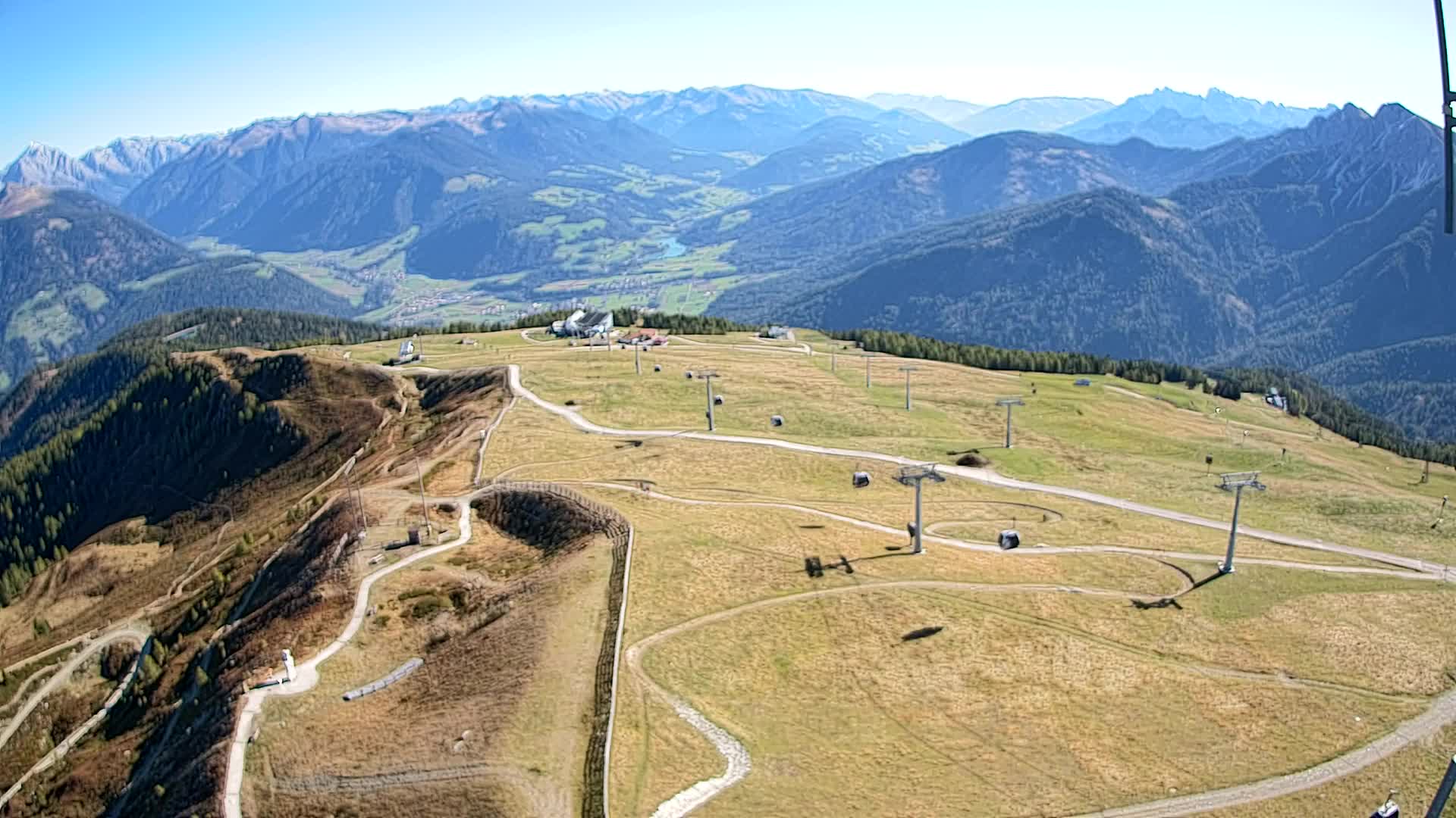 Kronplatz-Gipfel | Blick nach Olang – Valdaora