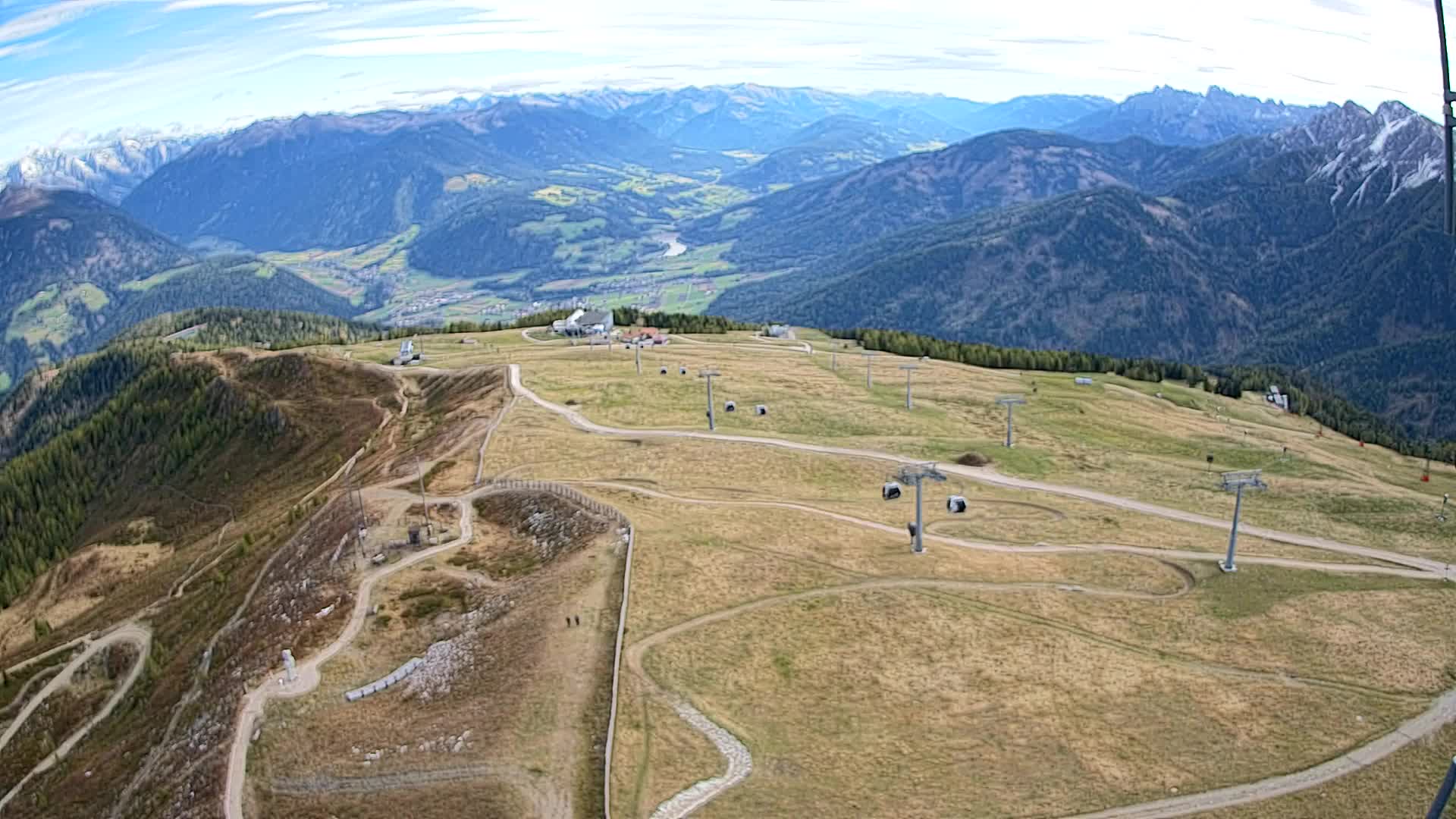 Kronplatz-Gipfel | Blick nach Olang – Valdaora