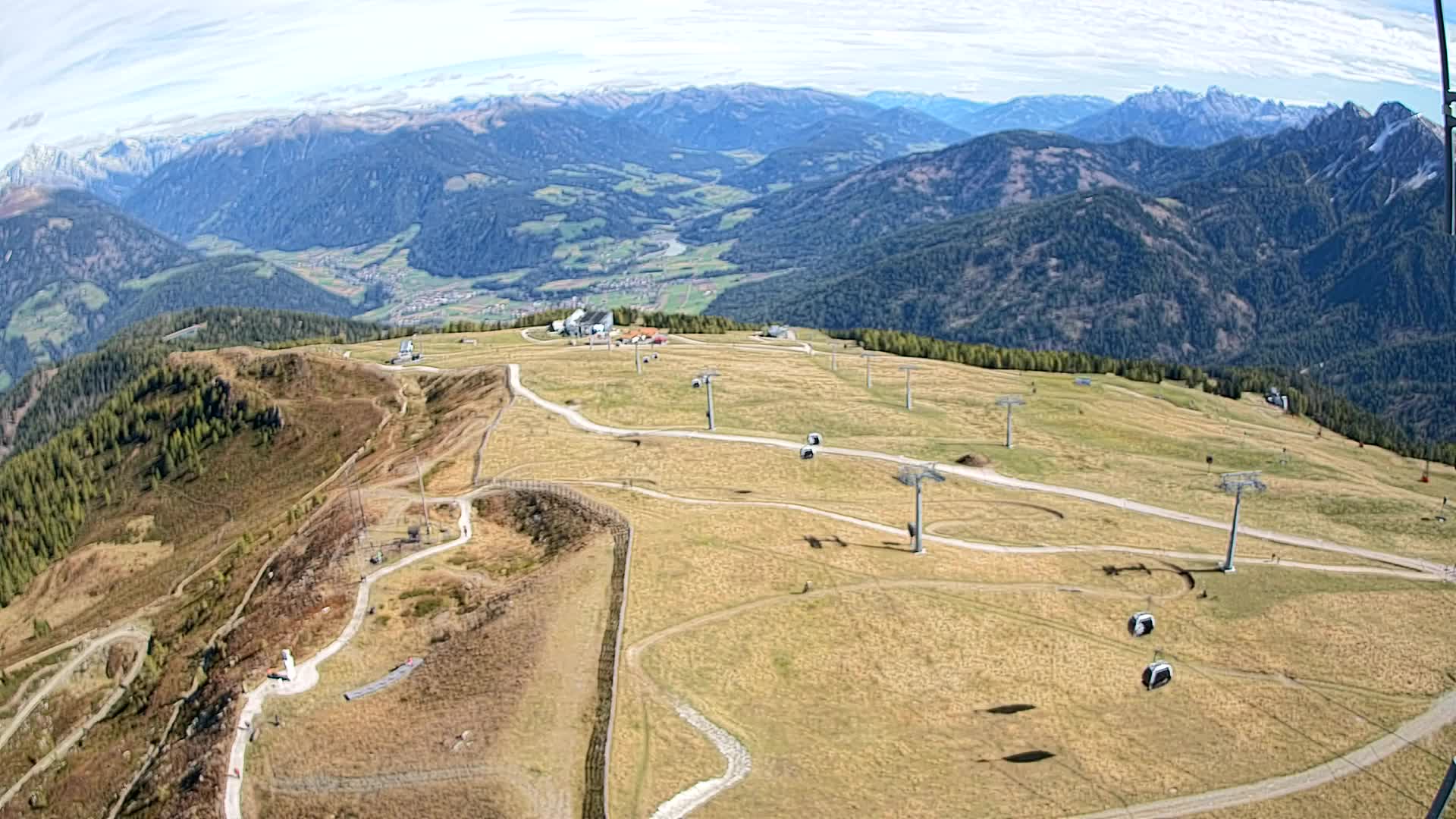 Kronplatz-Gipfel | Blick nach Olang – Valdaora