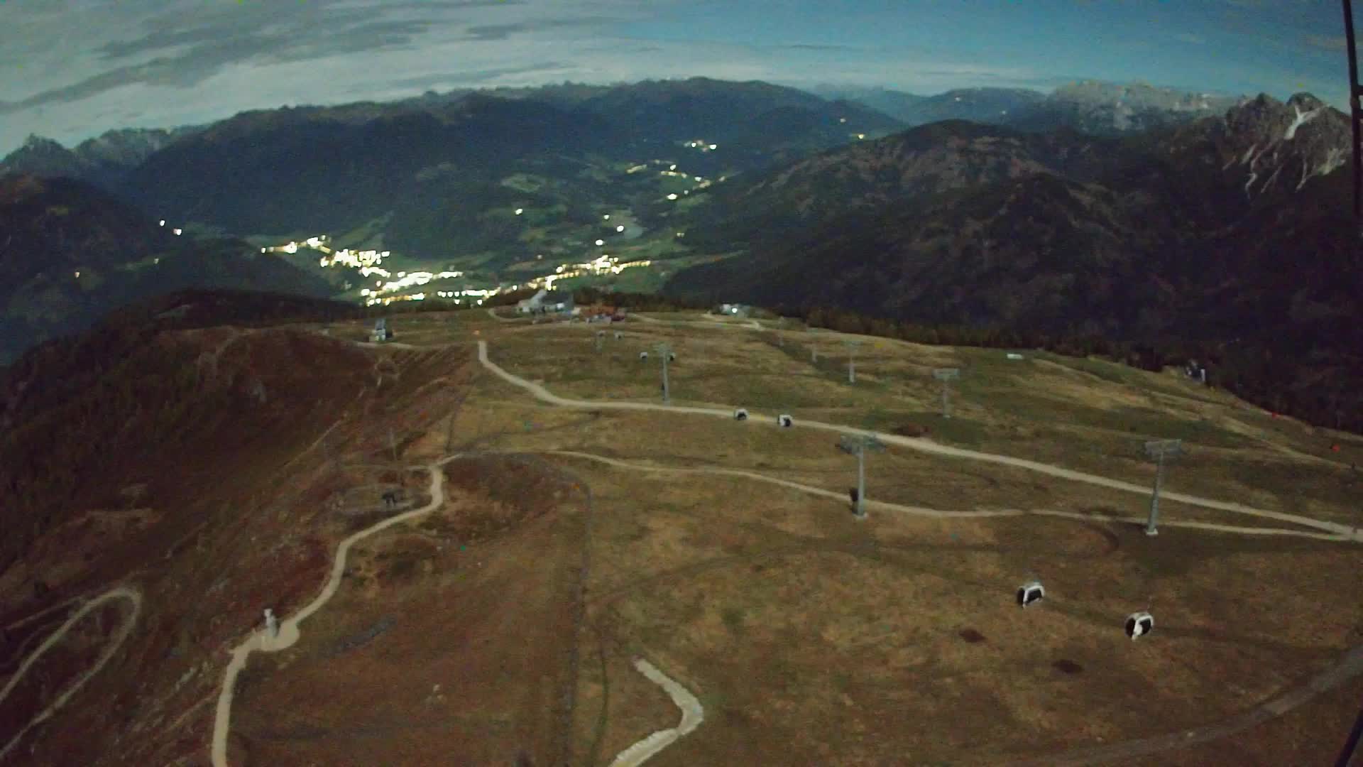 Kronplatz-Gipfel | Blick nach Olang – Valdaora
