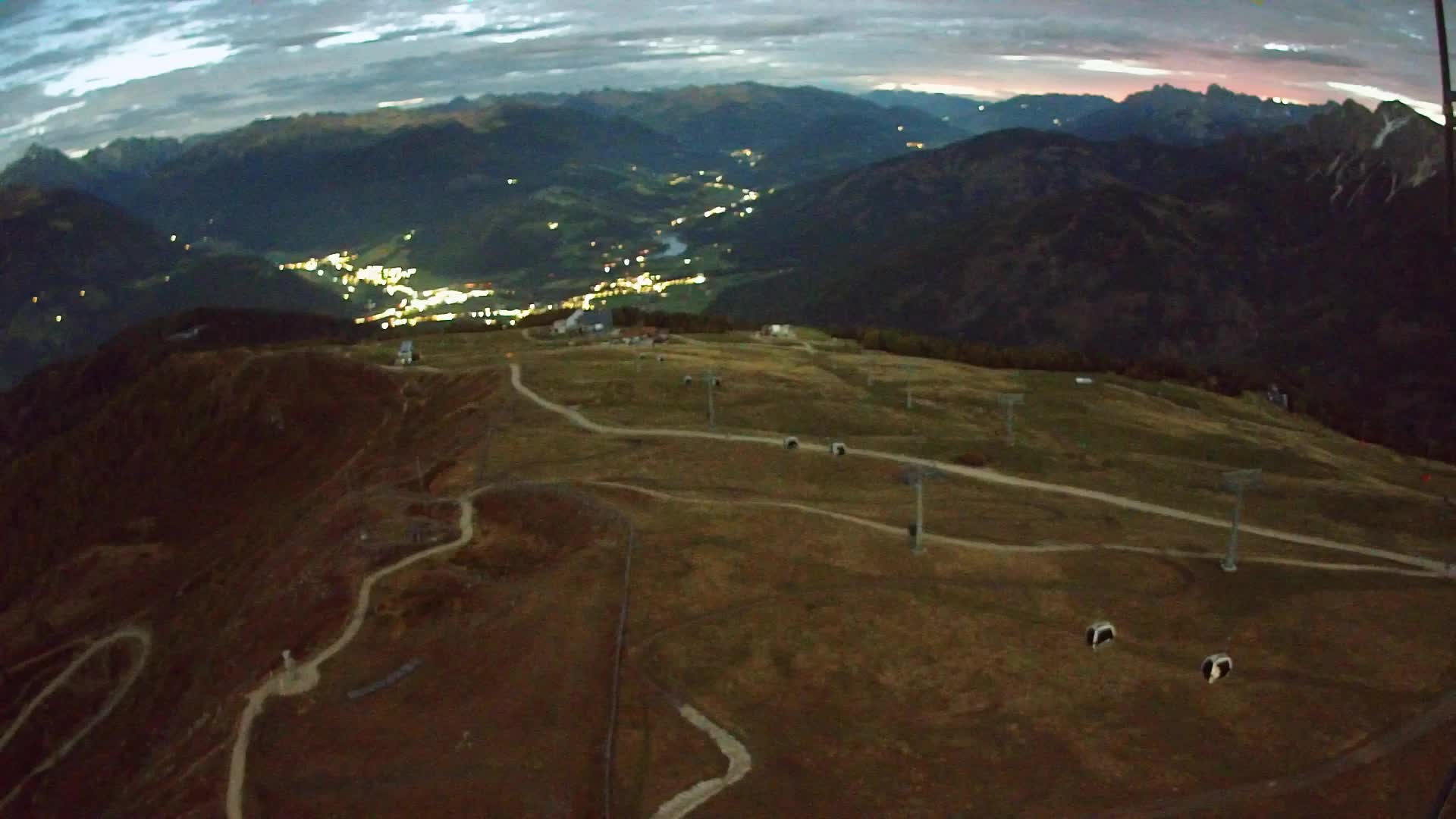 Kronplatz-Gipfel | Blick nach Olang – Valdaora