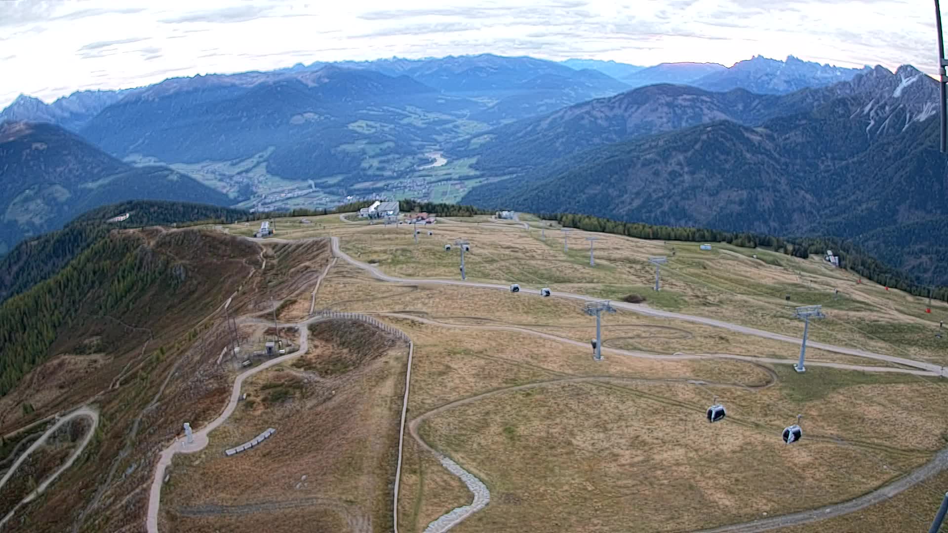 Kronplatz-Gipfel | Blick nach Olang – Valdaora