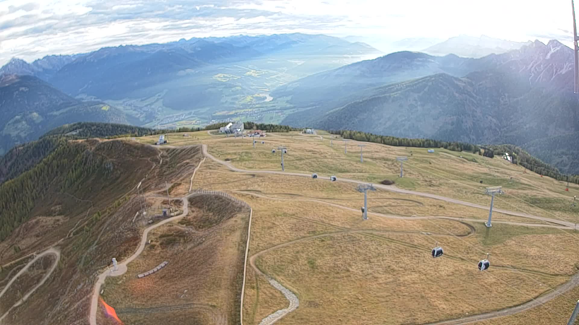Kronplatz-Gipfel | Blick nach Olang – Valdaora