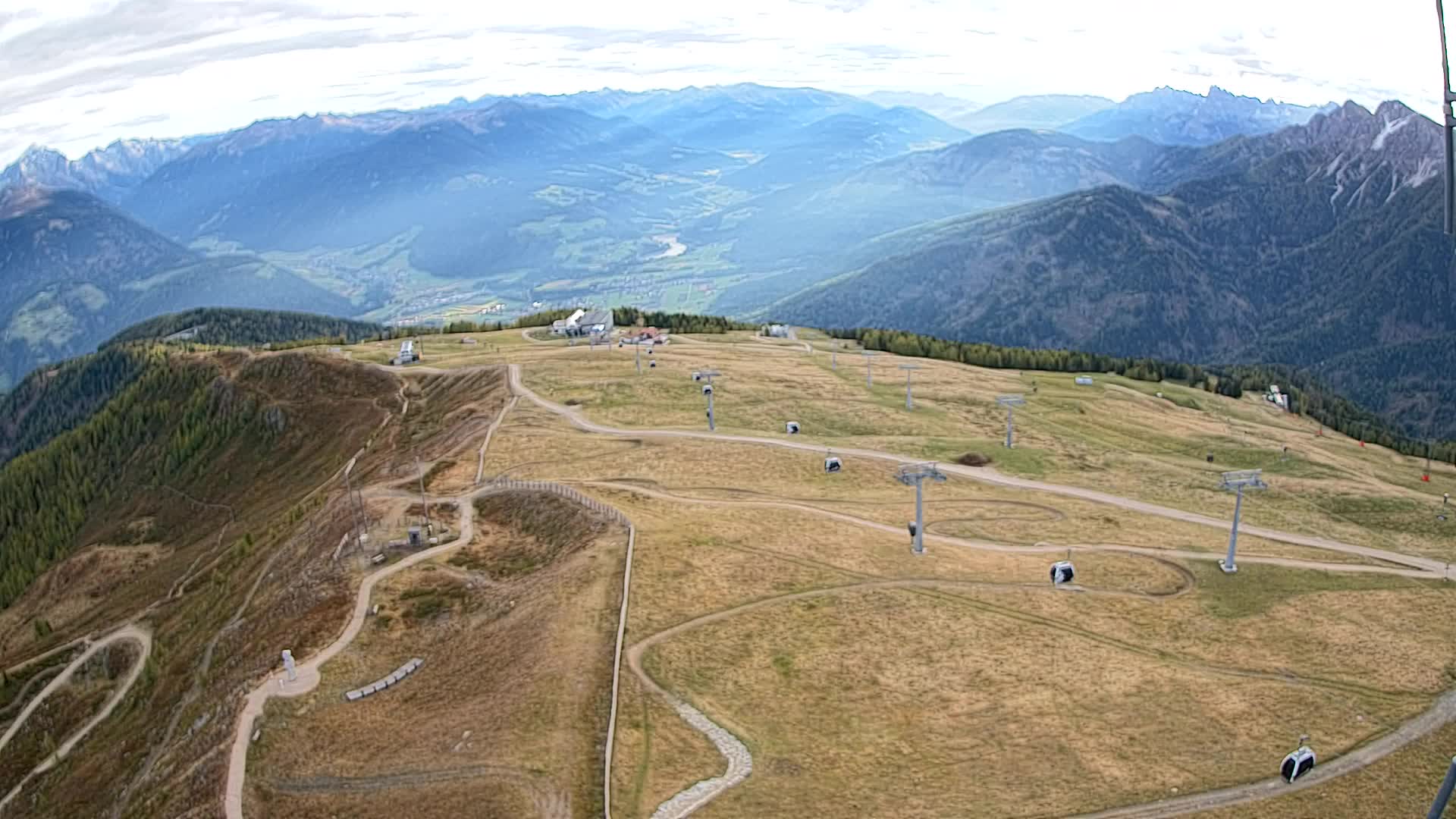 Kronplatz-Gipfel | Blick nach Olang – Valdaora