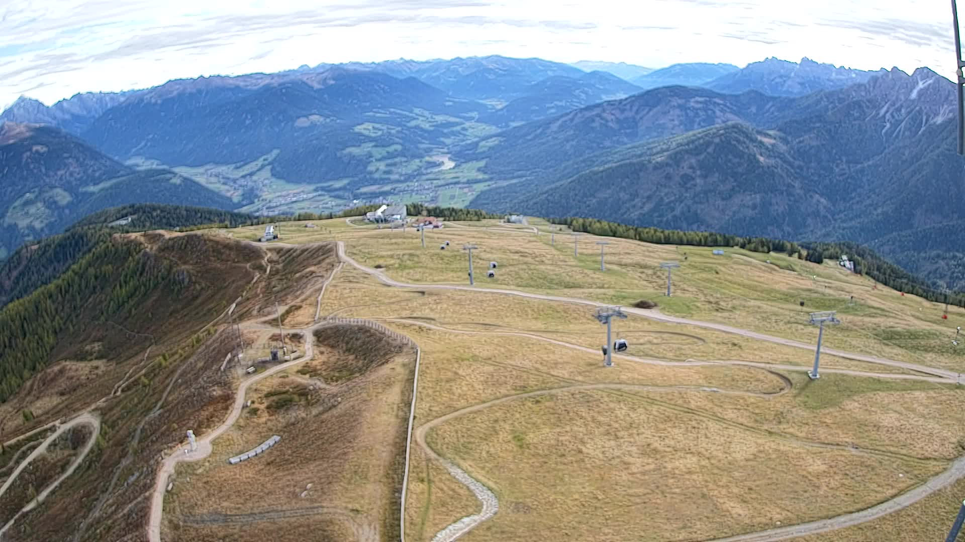 Kronplatz-Gipfel | Blick nach Olang – Valdaora