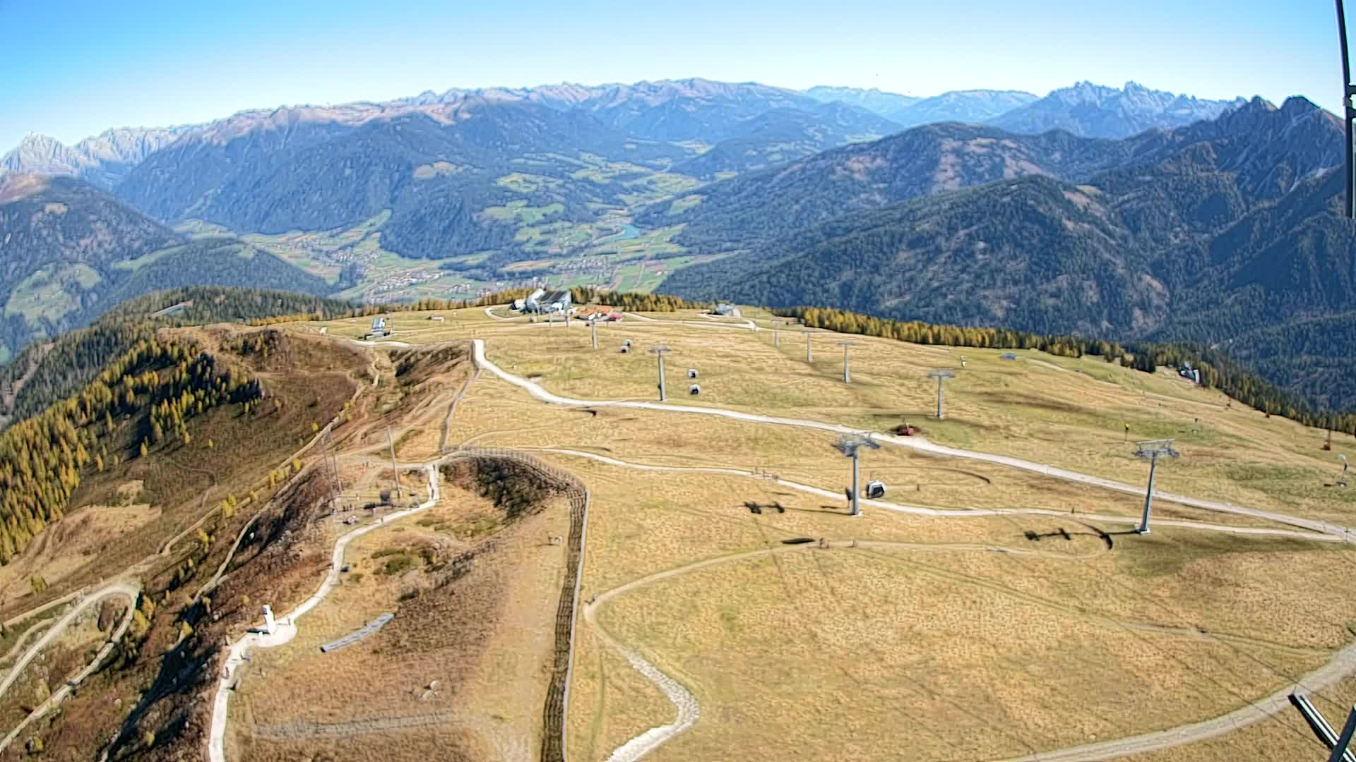 Kronplatz-Gipfel | Blick nach Olang – Valdaora