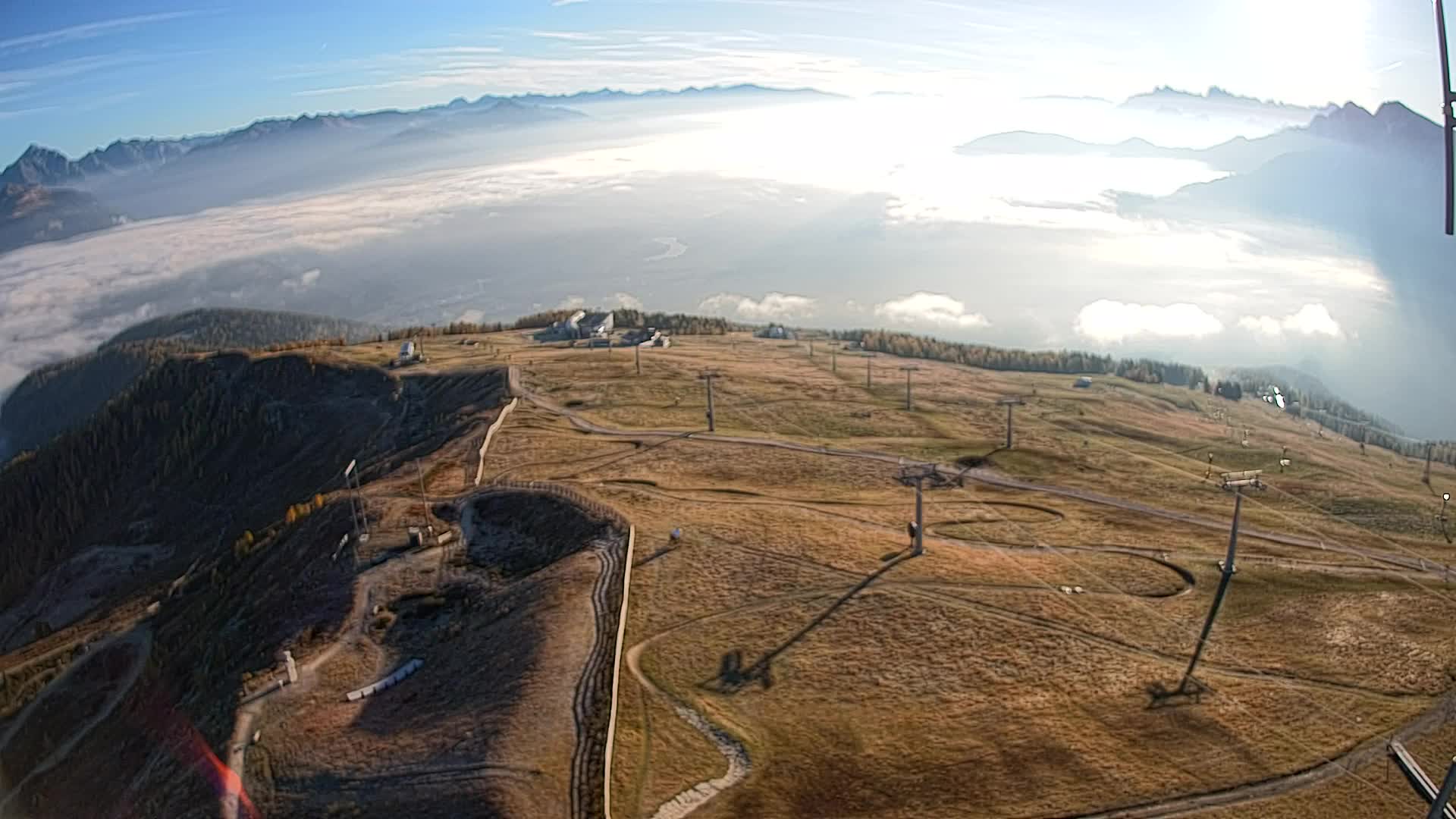 Kronplatz-Gipfel | Blick nach Olang – Valdaora