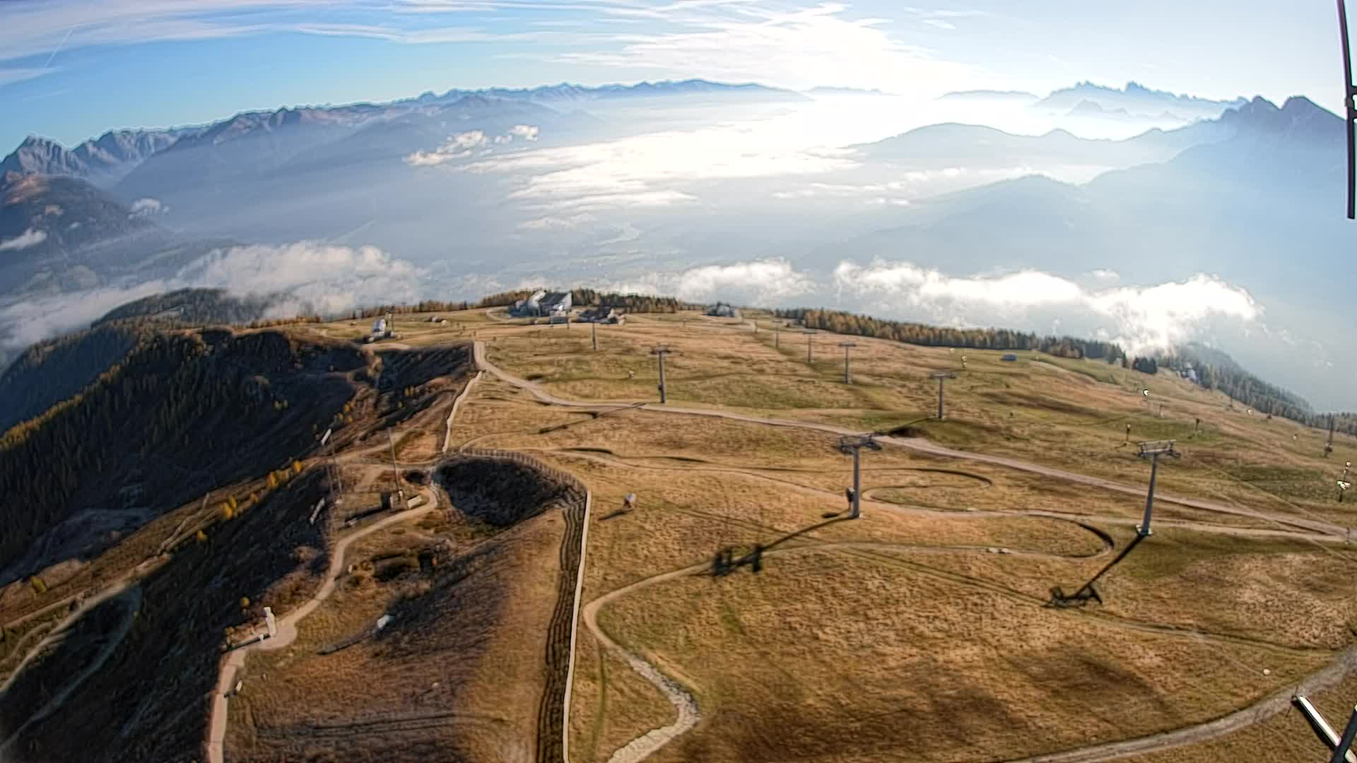 Kronplatz-Gipfel | Blick nach Olang – Valdaora