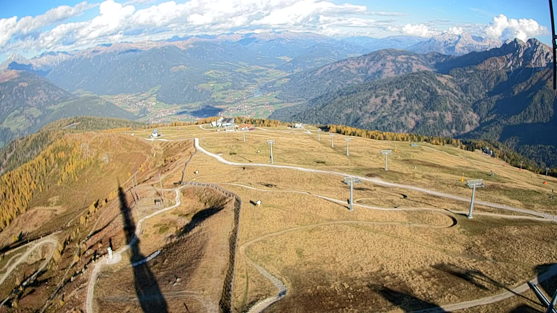 Kronplatz-Gipfel | Blick nach Olang – Valdaora