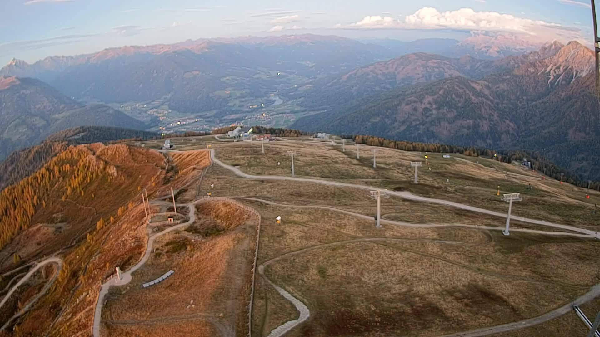 Kronplatz-Gipfel | Blick nach Olang – Valdaora