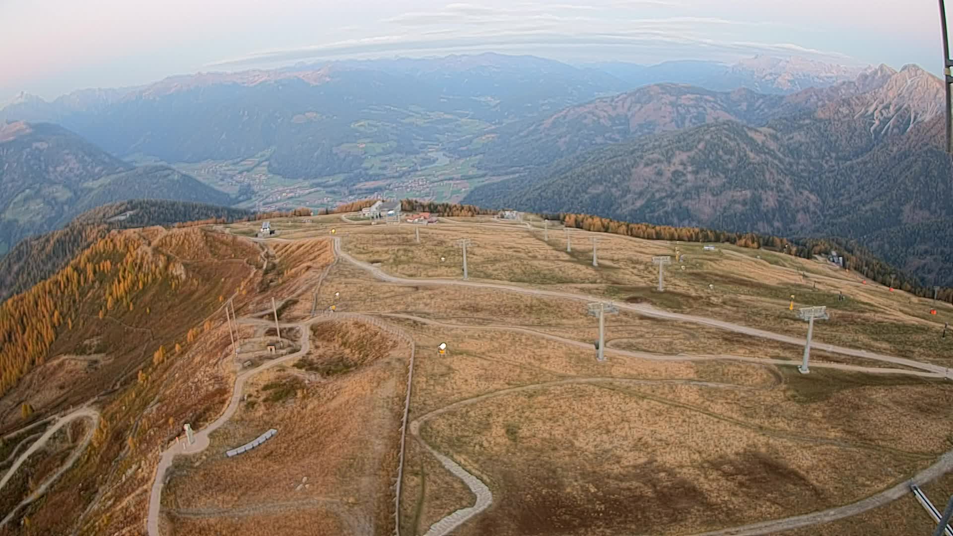 Kronplatz-Gipfel | Blick nach Olang – Valdaora