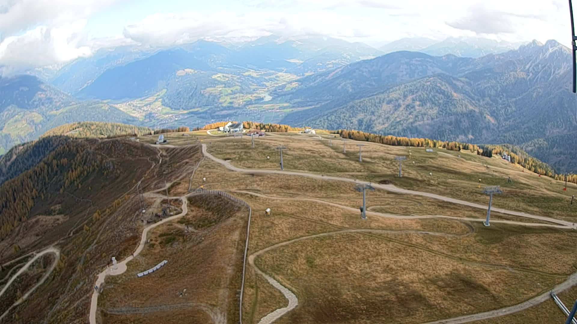 Kronplatz-Gipfel | Blick nach Olang – Valdaora