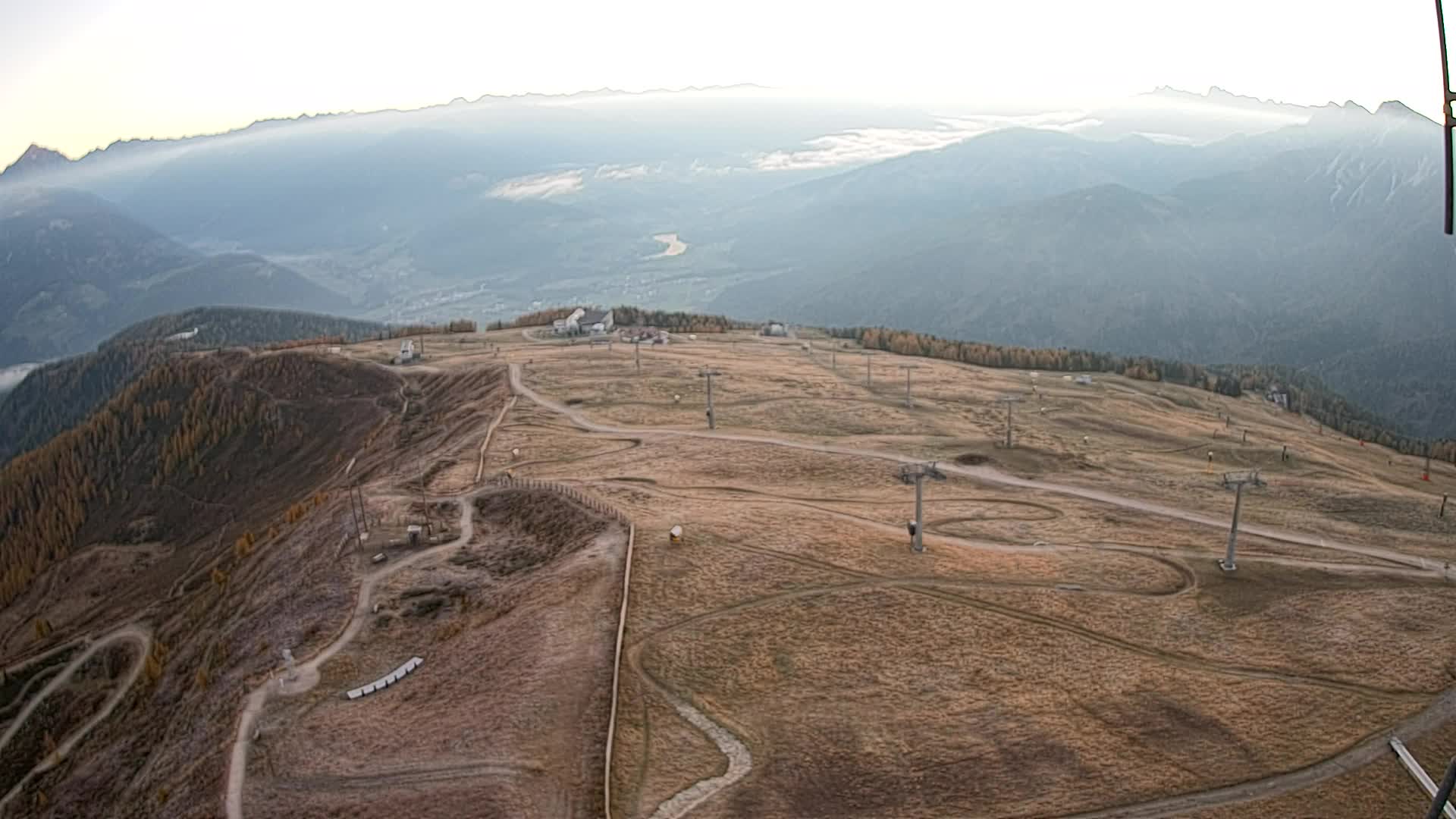 Kronplatz-Gipfel | Blick nach Olang – Valdaora