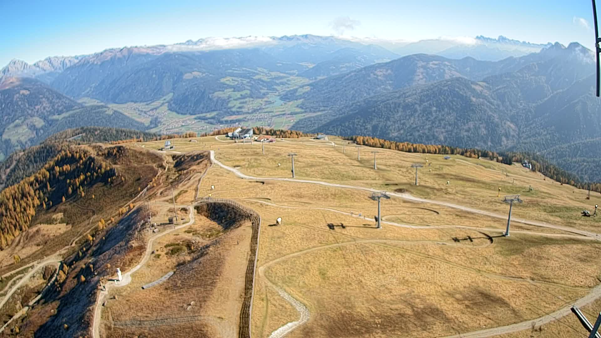 Kronplatz-Gipfel | Blick nach Olang – Valdaora