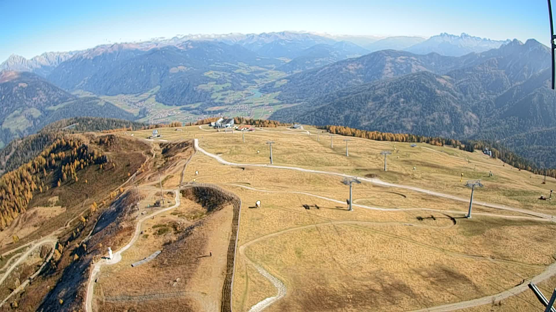 Kronplatz-Gipfel | Blick nach Olang – Valdaora